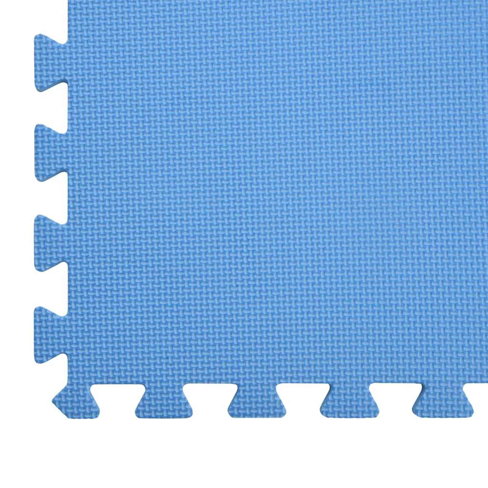 Pool Bodenschutzmatte 6 stk. Blau 2,16 ㎡ EVA-Schaum