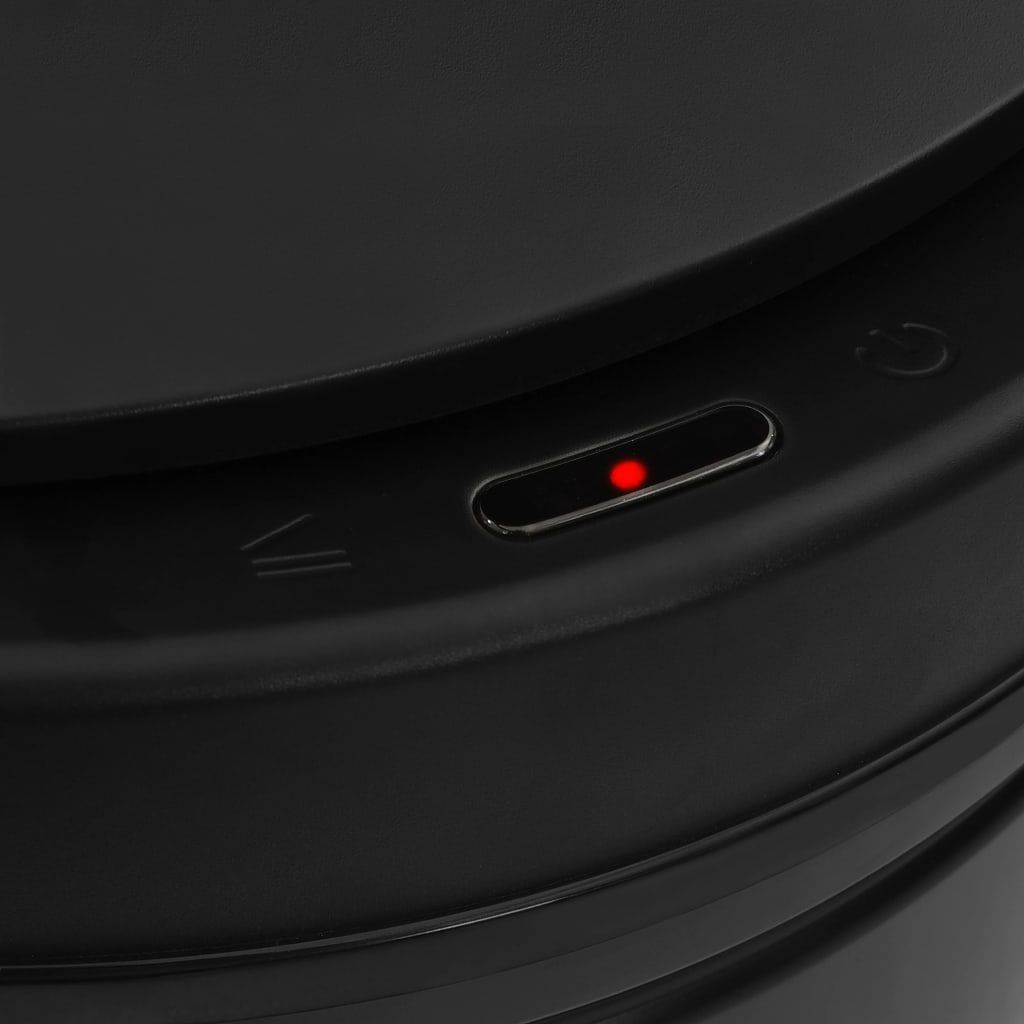 Automatischer Sensor-Mülleimer 60 L Kohlenstoffstahl Schwarz