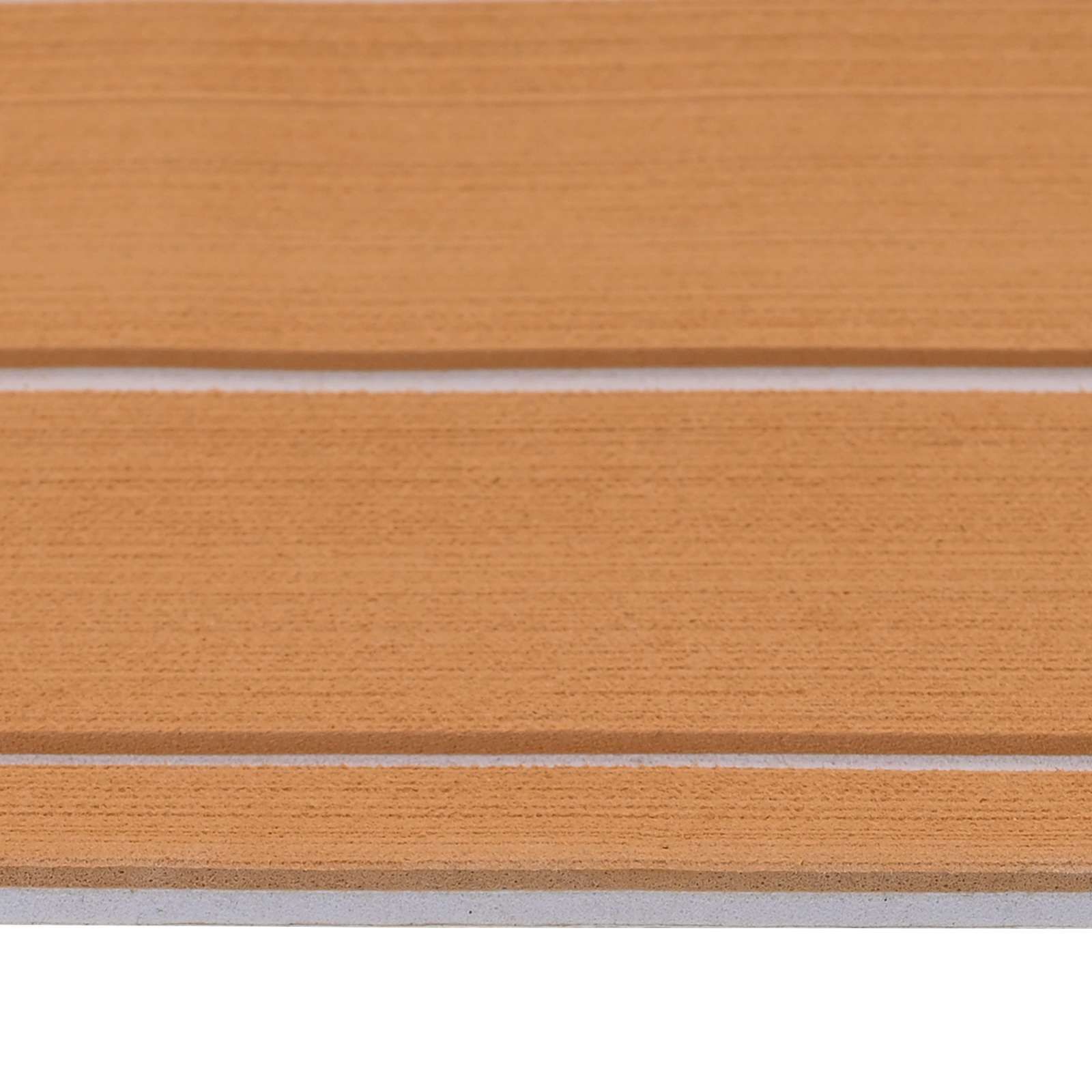 Bootsmatte Gestreift Braun und Weiß 240 x 90 cm EVA
