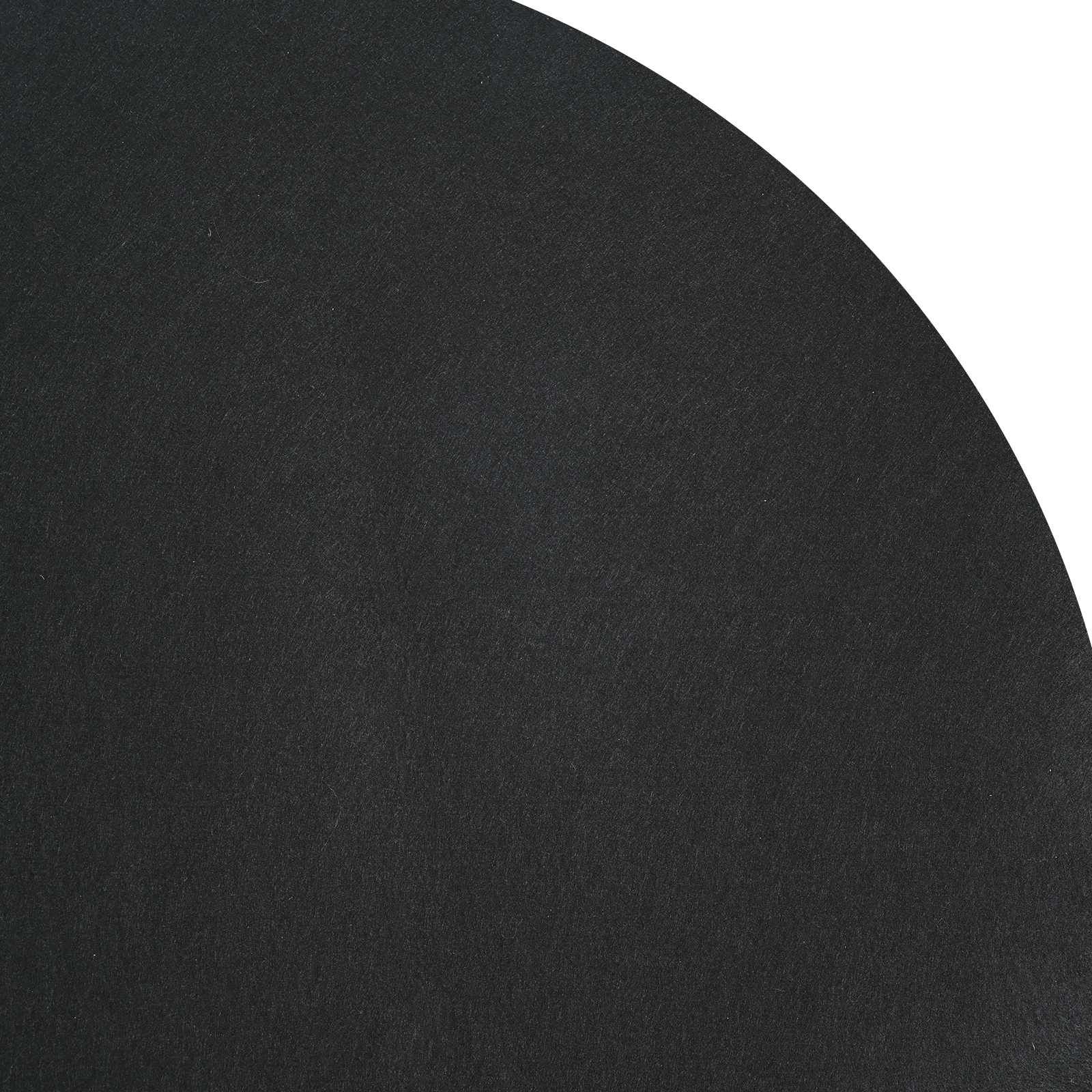 Bodenfolie für Pools Ø 244 cm (1 mm) Rund Vliesstoff Schwarz
