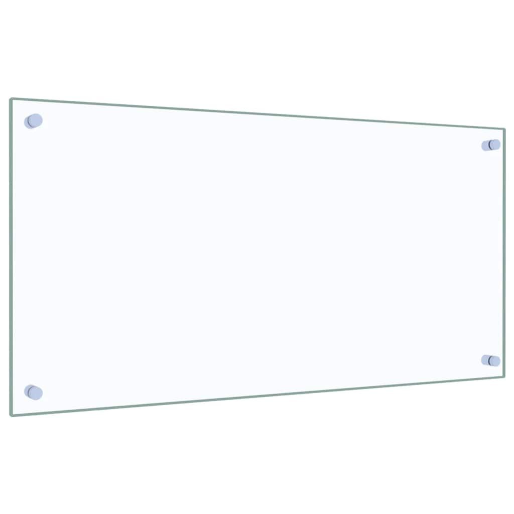 Küchenrückwand Transparent 80×40 cm Hartglas