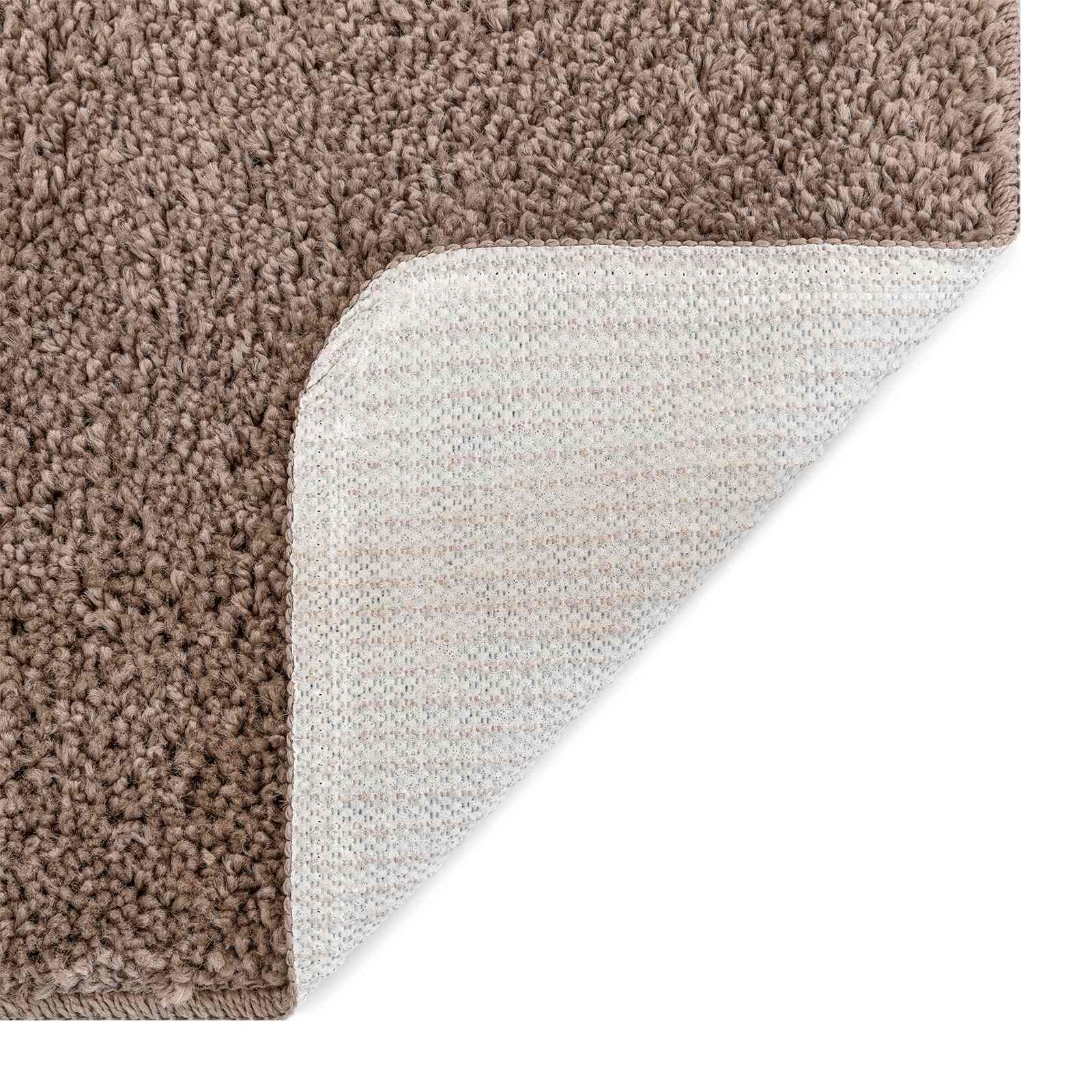 Anti-Rutsch Badematten-Set 3 pcs Braun PP