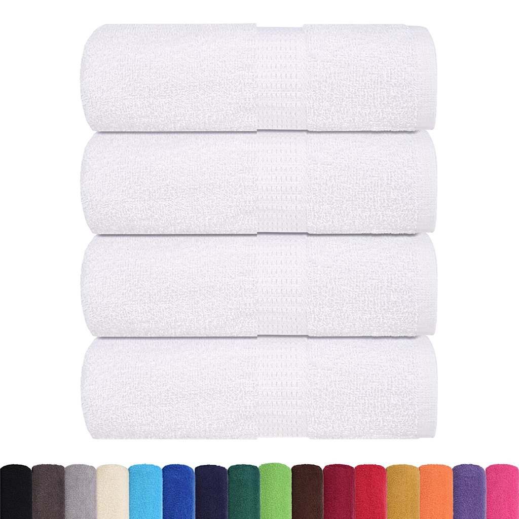 Gästetücher FROGN 4 Stk. Weiß 30x50 cm 360 g/m²