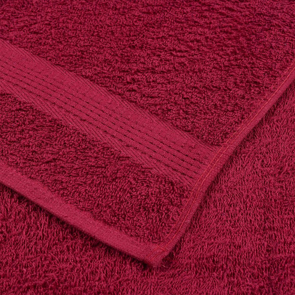 Waschtücher FROGN 2 Stk. Bordeaux 30x30 cm 360 g/m²