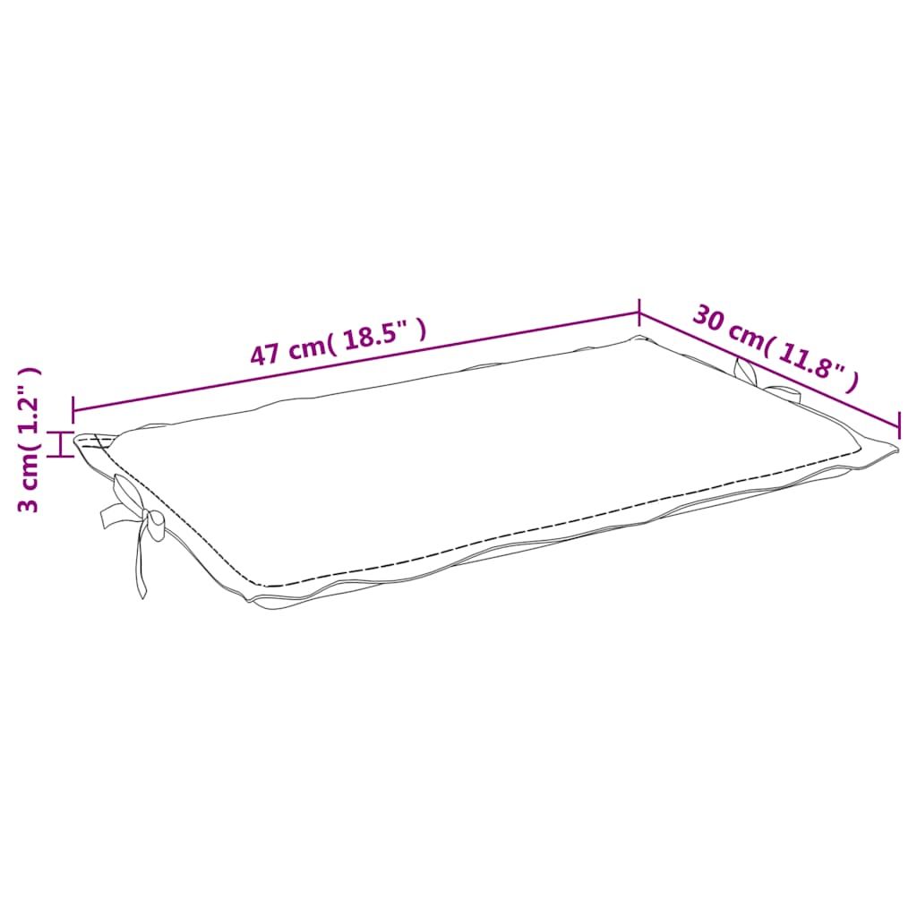 Sonnenliegen-Auflage Beige 186x58x4 cm Oxford-Gewebe