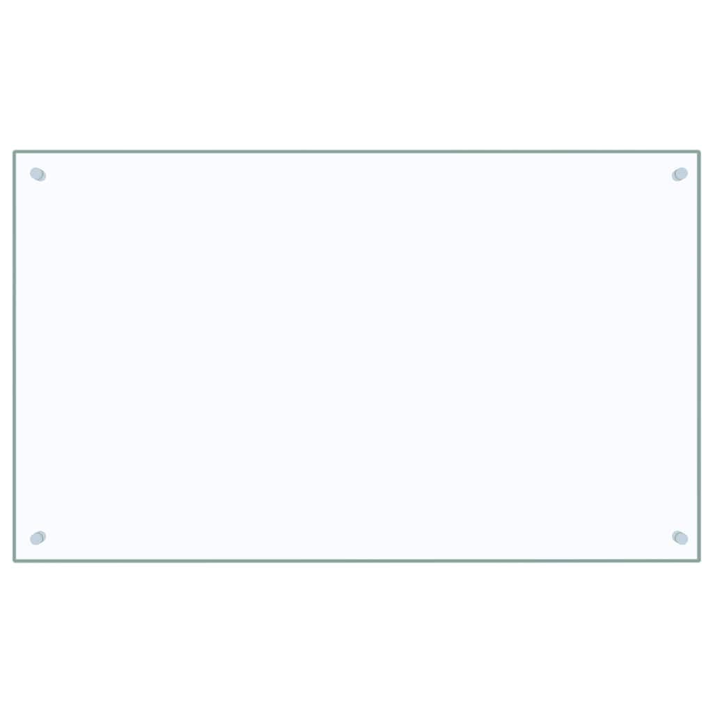 Küchenrückwand Transparent 100×60 cm Hartglas