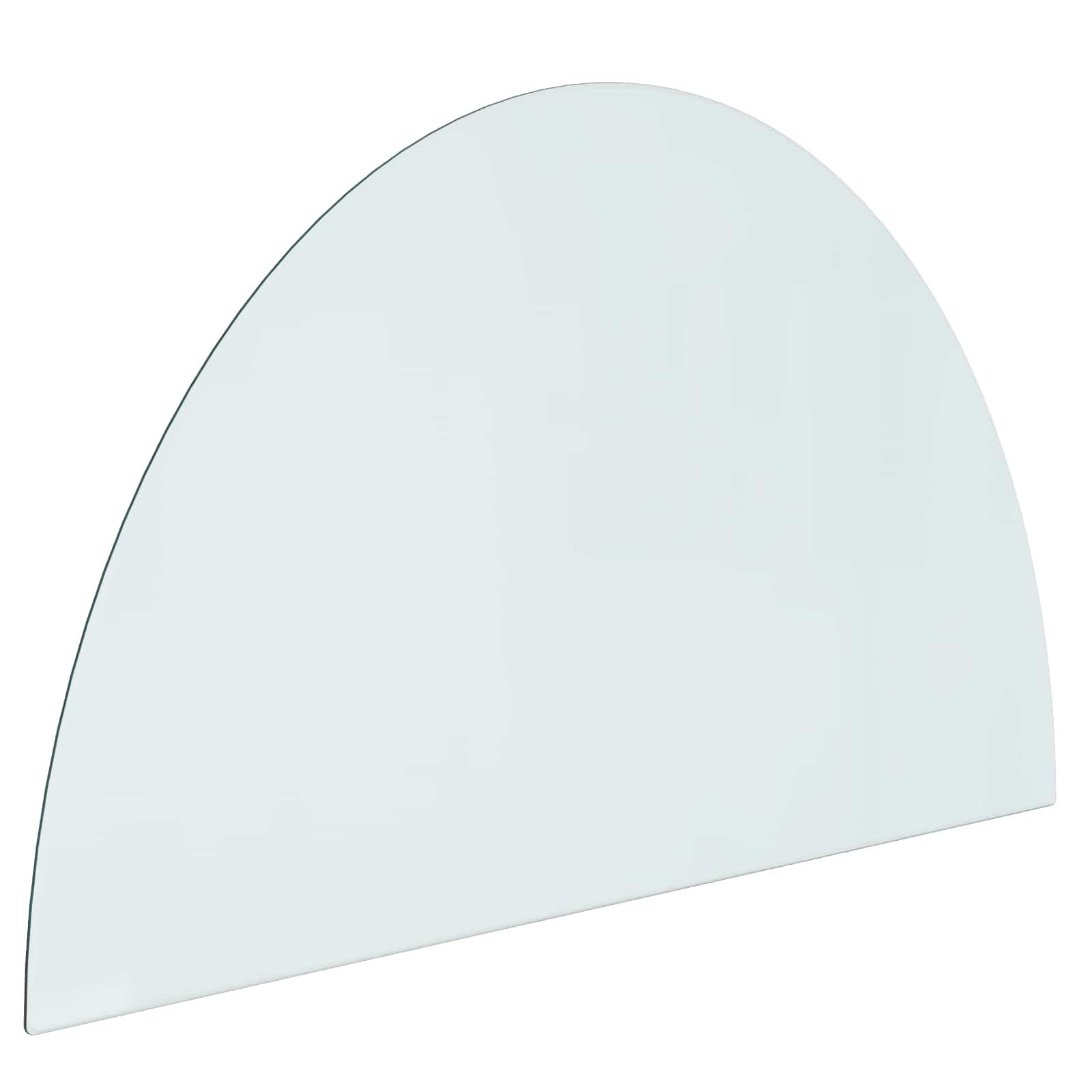 Feuerstelle Glasplatte Transparent 1000 x 600 mm Glas
