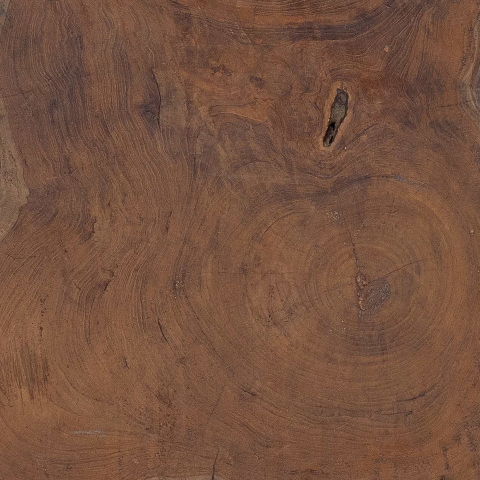 Mantelhaken Natur 50 x 10 x 25 cm Massives Mahagoni Holz