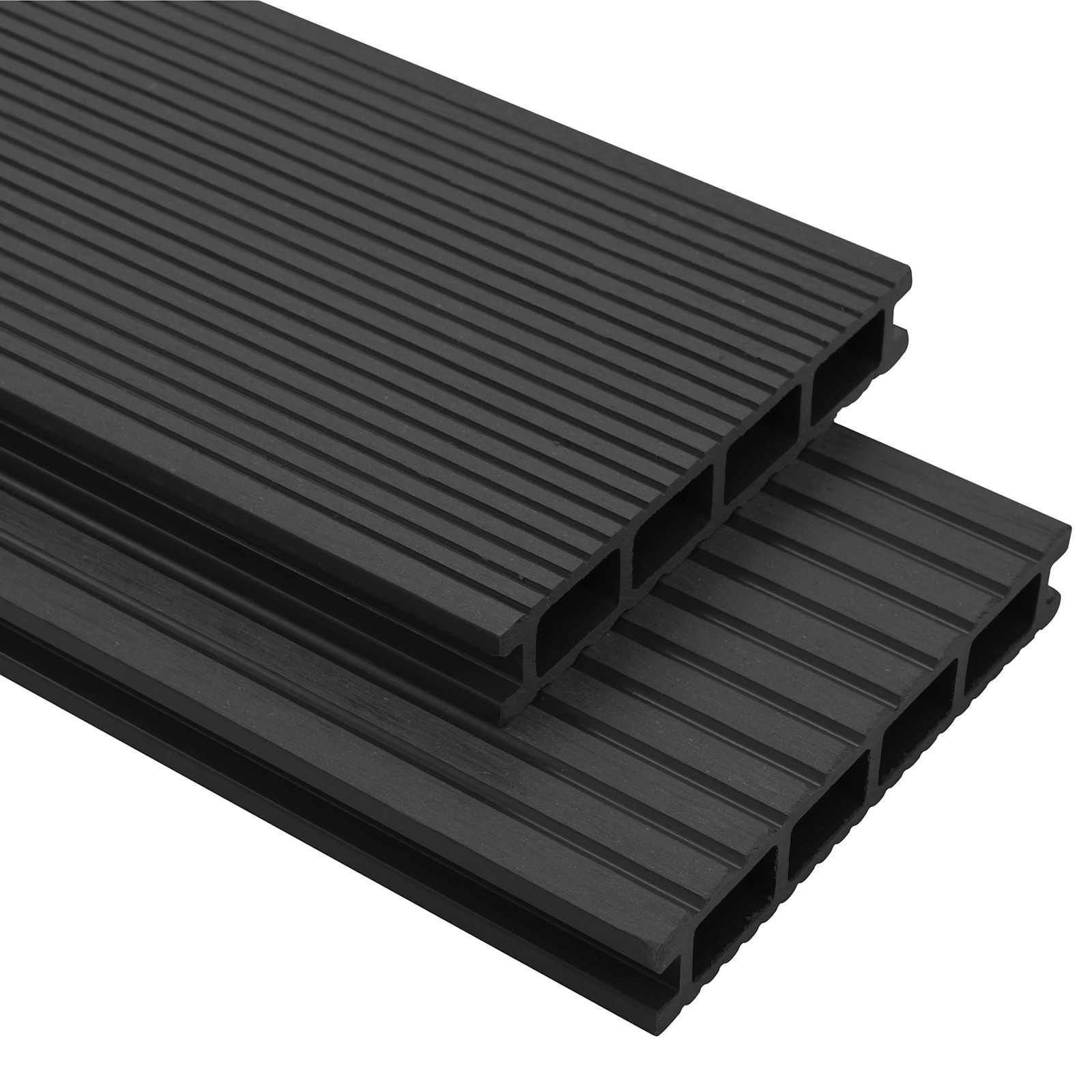 Terrassendiele 30 stk. Schwarz WPC