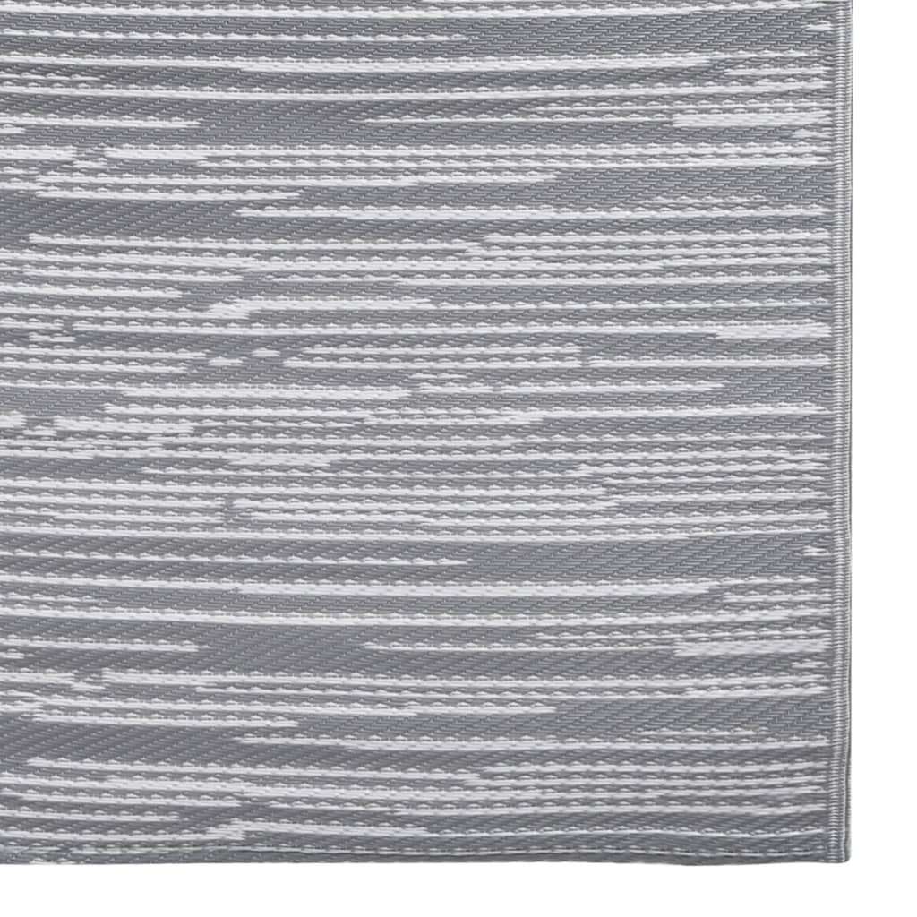 Outdoor-Teppich ARAKIL Grau 190x290 cm PP