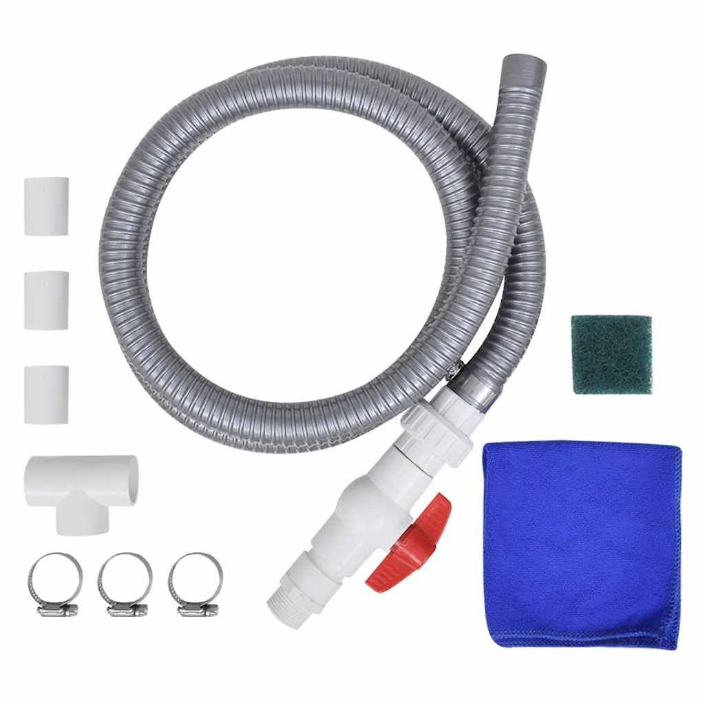 Pool-Wasserfall Edelstahl 50x30x53 cm Silbern