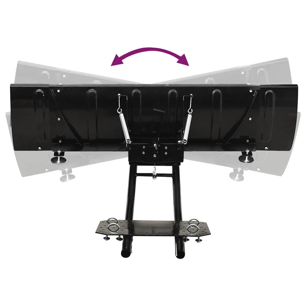 Schneeschild für ATV 150x38 cm Schwarz