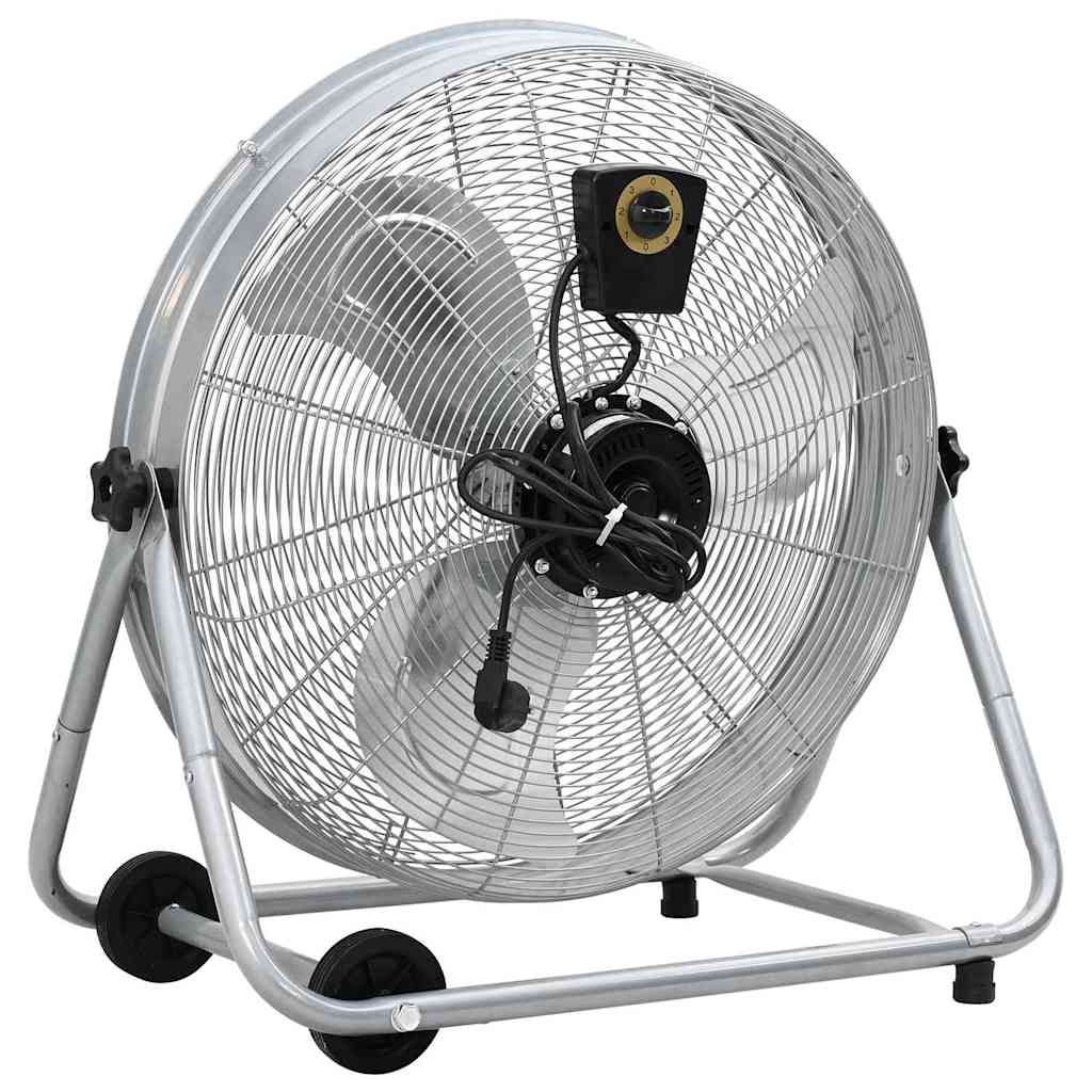 Trommelventilator Mit Rad Silber 73 x 42 x 70 cm Aluminium