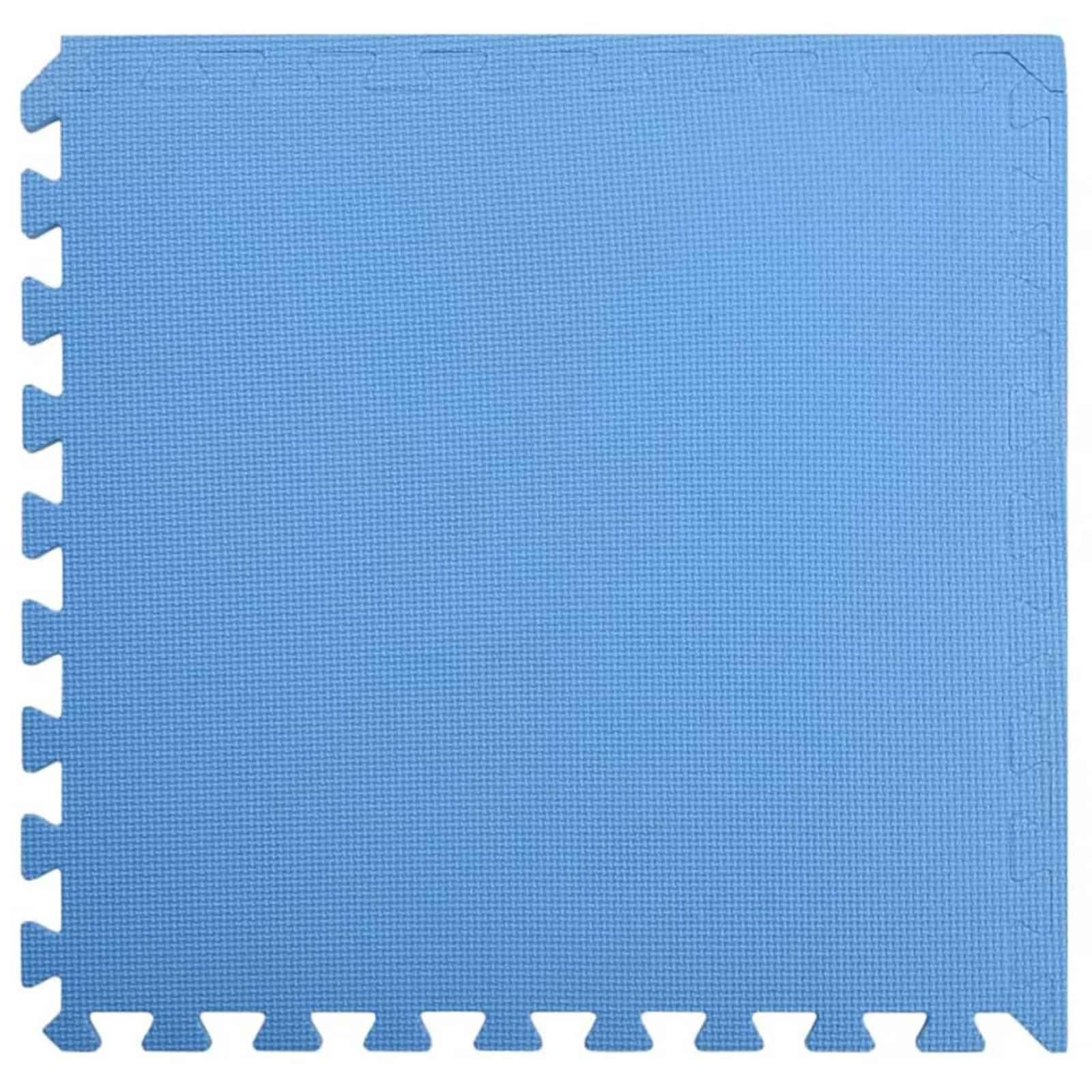 Pool Bodenschutzmatte 12 stk. Blau 4,32 ㎡ EVA-Schaum