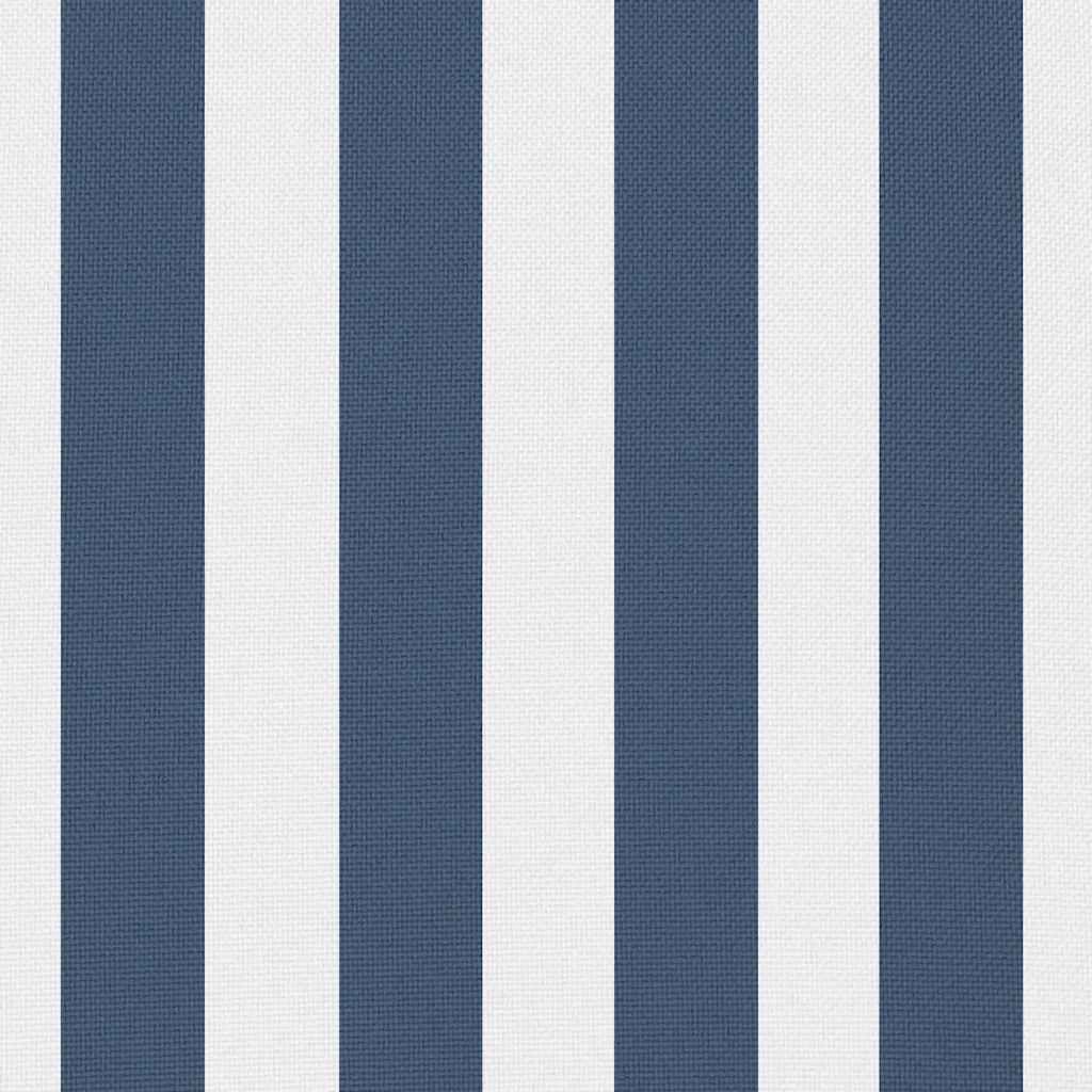 Gartenkissen 4 Stk. Streifenmuster 45 x 45 cm Marineblau