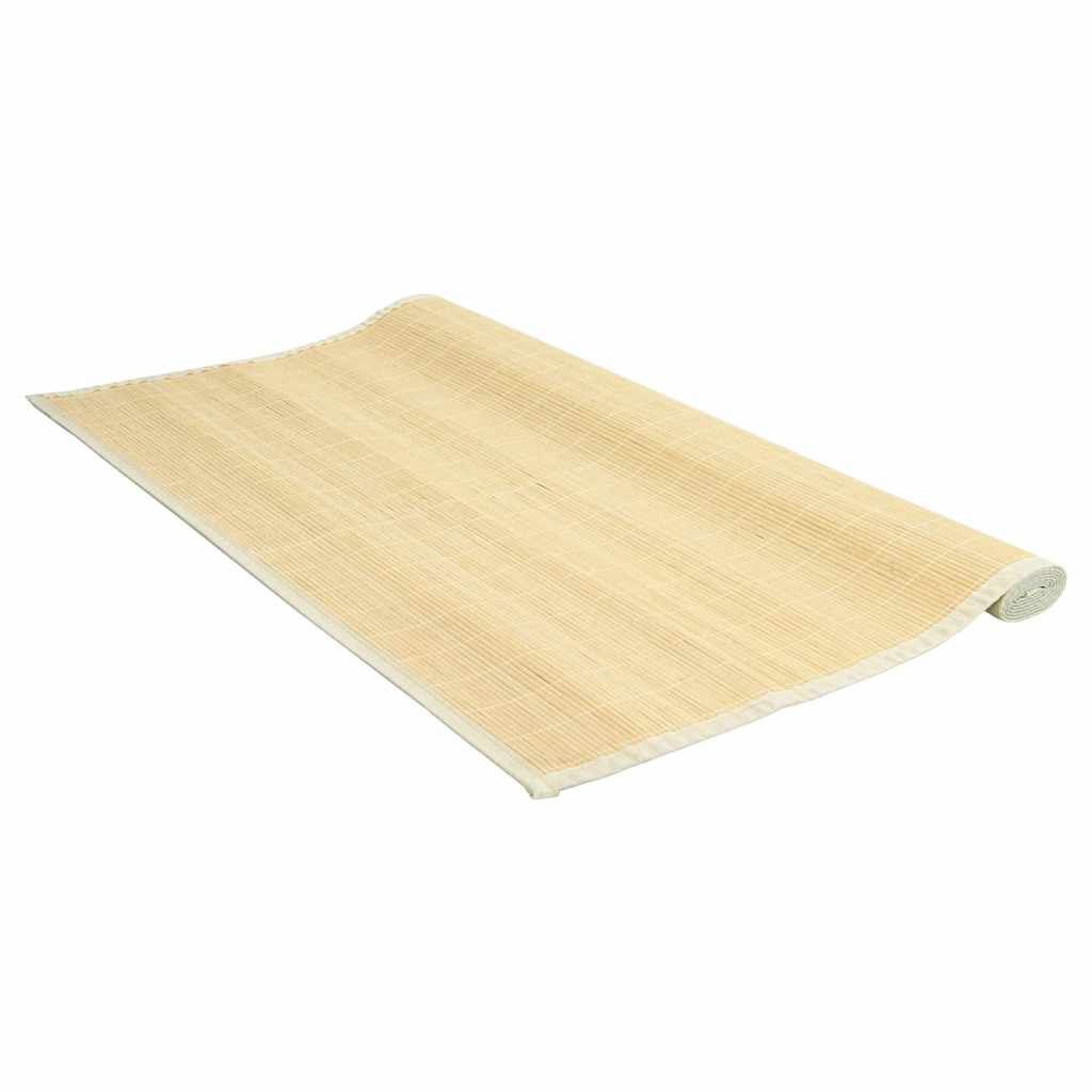 Teppich Bambus 160x230 cm Natur