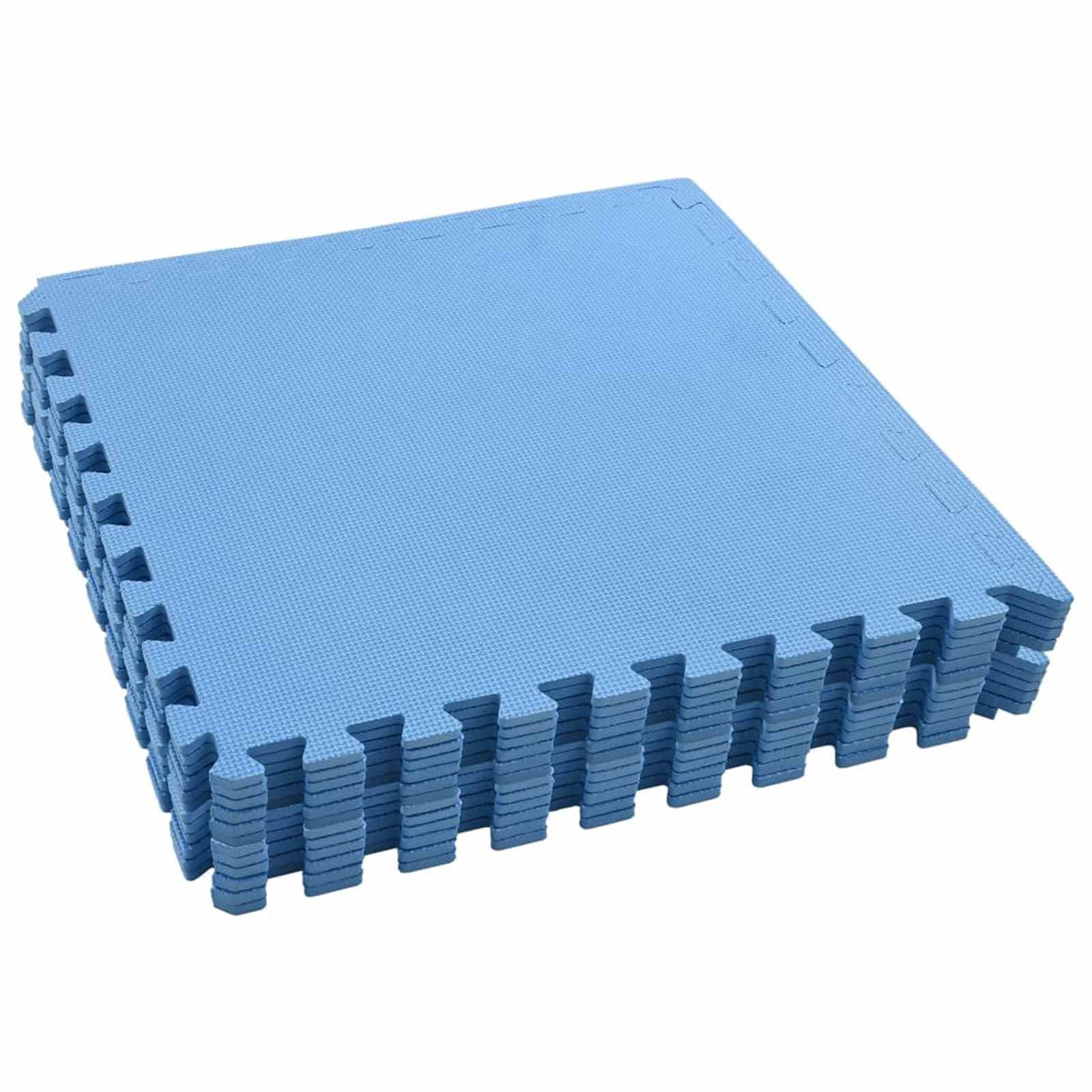 Pool Bodenschutzmatte 12 stk. Blau 4,32 ㎡ EVA-Schaum