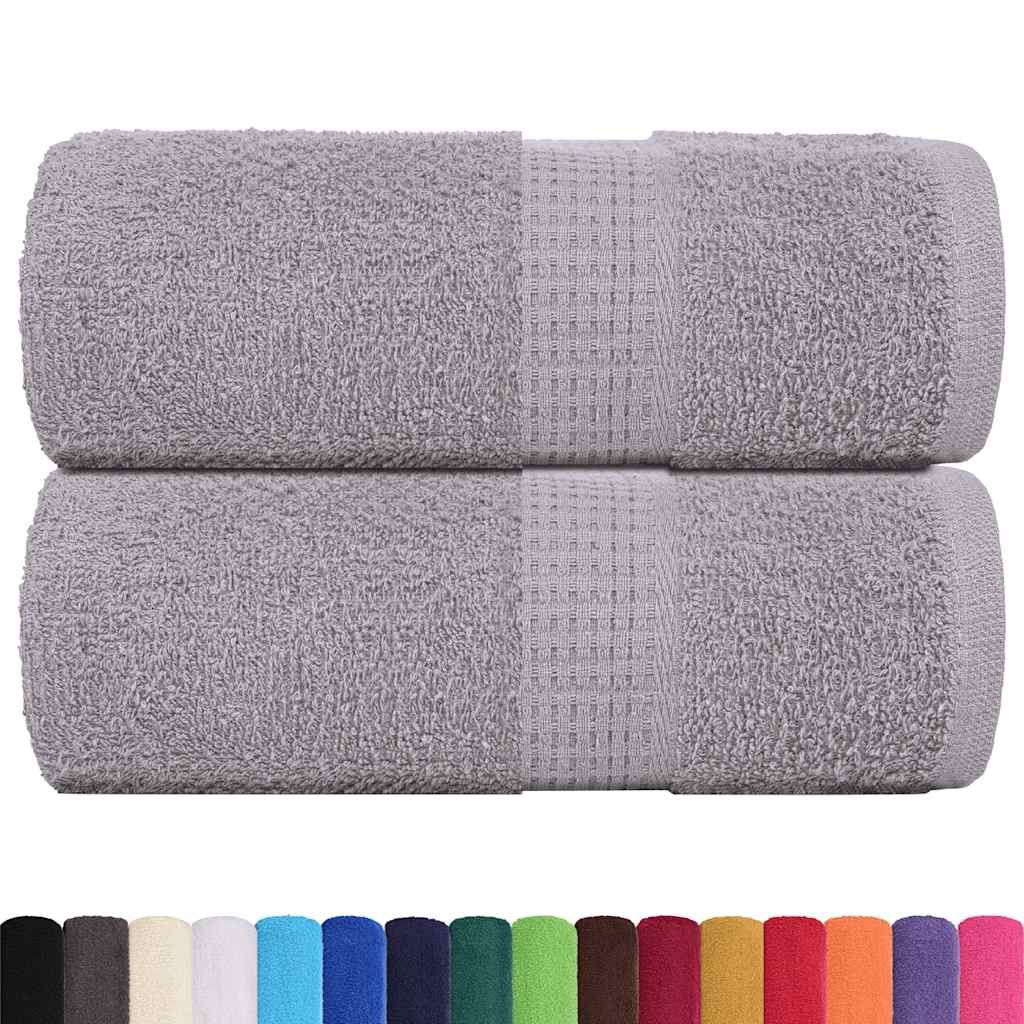 Waschtücher FROGN 2 Stk. Grau 30x30 cm 360 g/m²