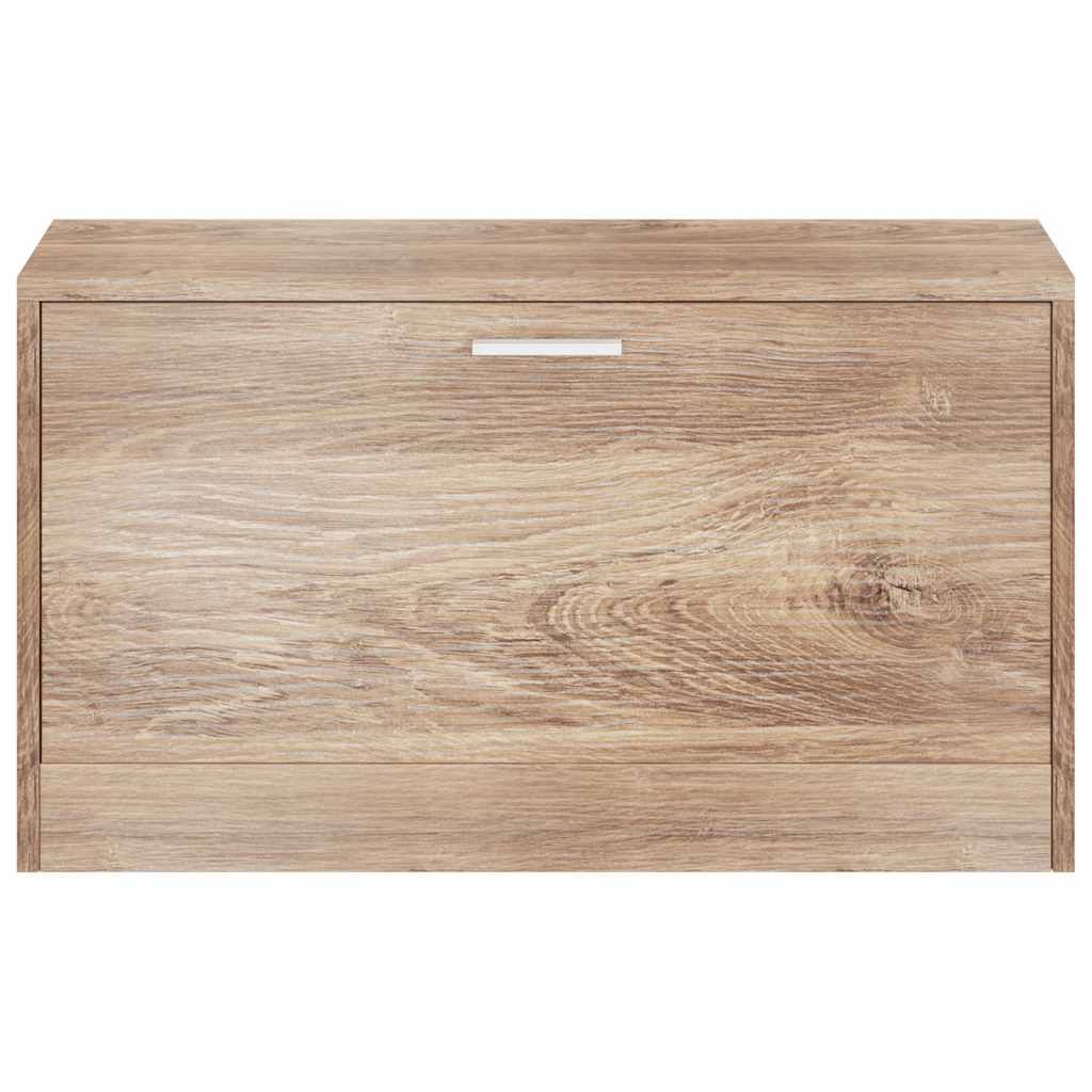 Schuhbank Eiche 80x24x45 cm