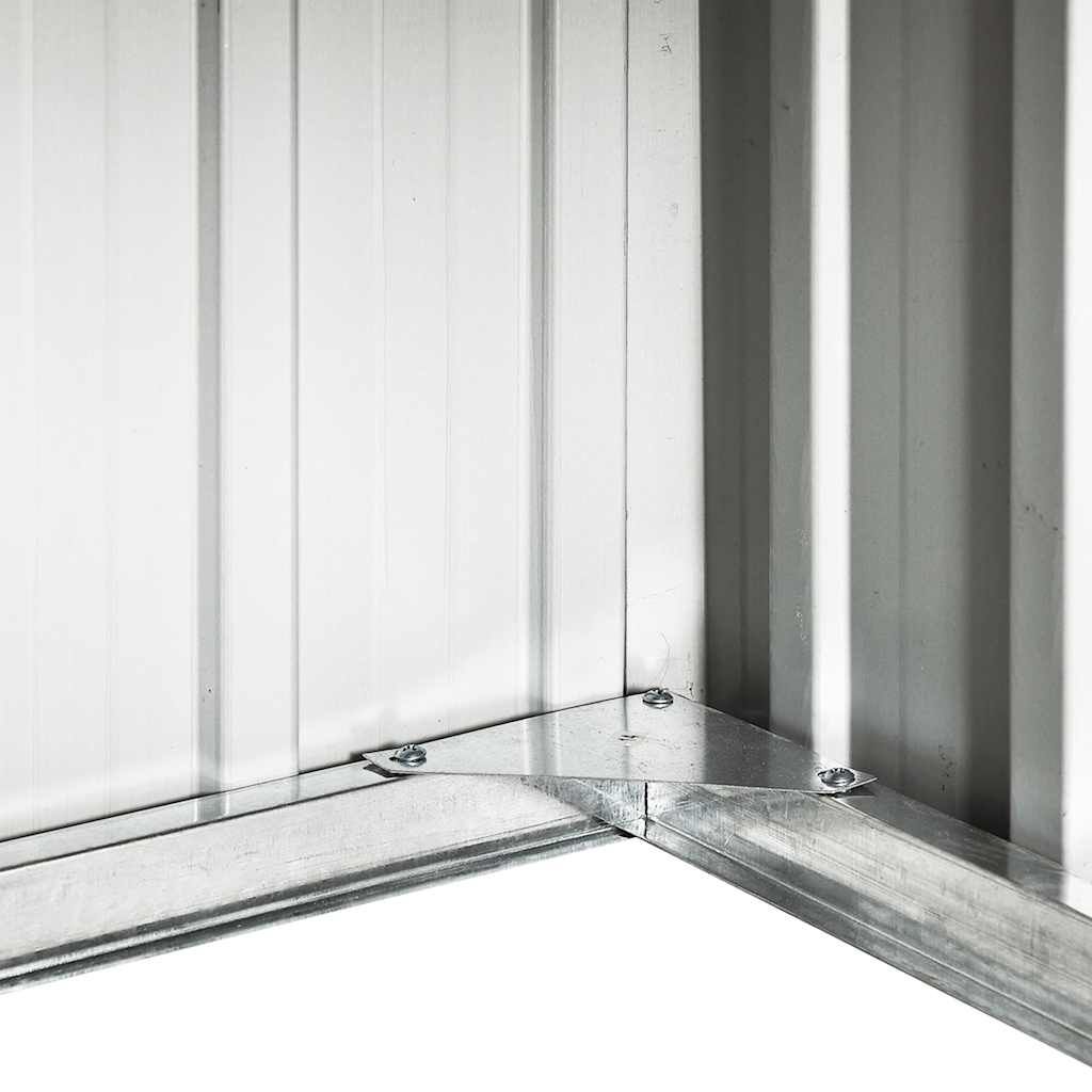 Rasenmäher Garage 92x97x63 cm Verzinkter Stahl Braun