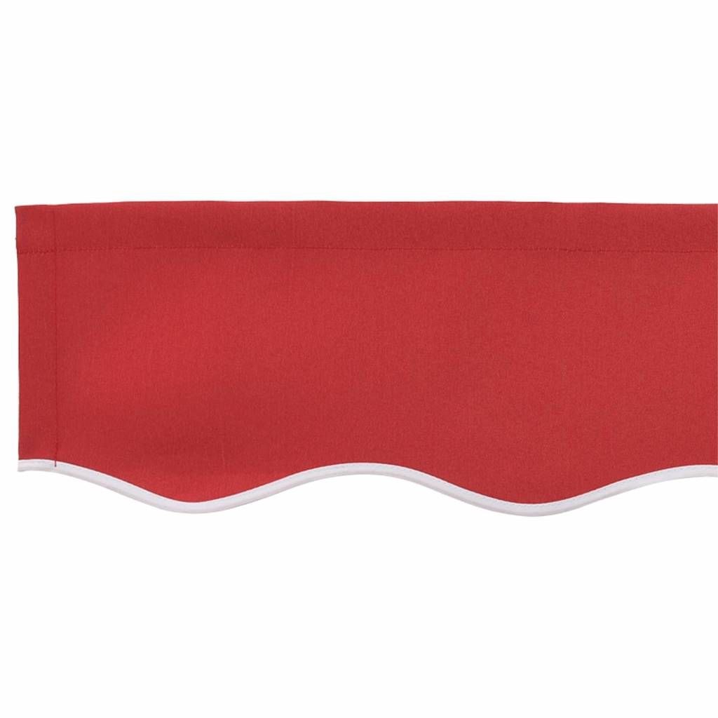 Ersatzbespannung für Markise 3 x 2,5 m Rot Polyester