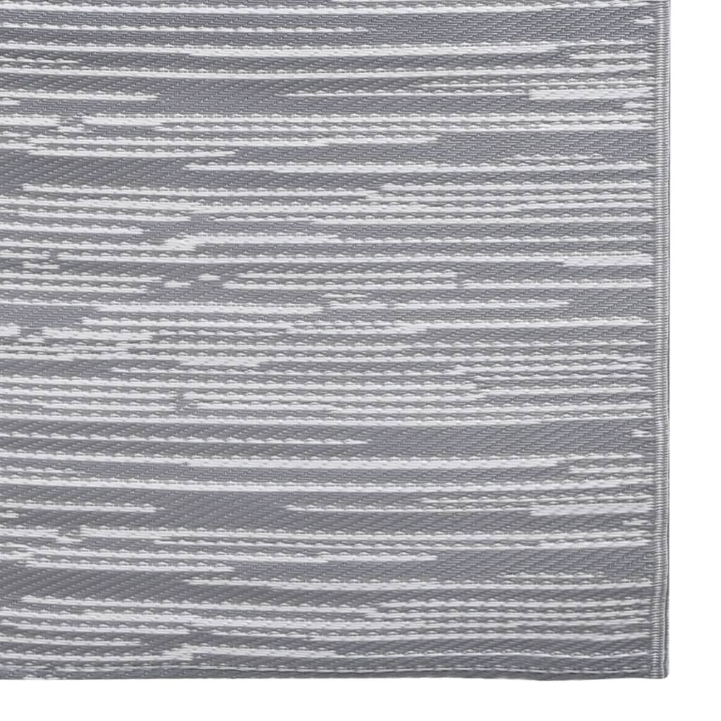 Outdoor-Teppich ARAKIL Grau 160x230 cm PP