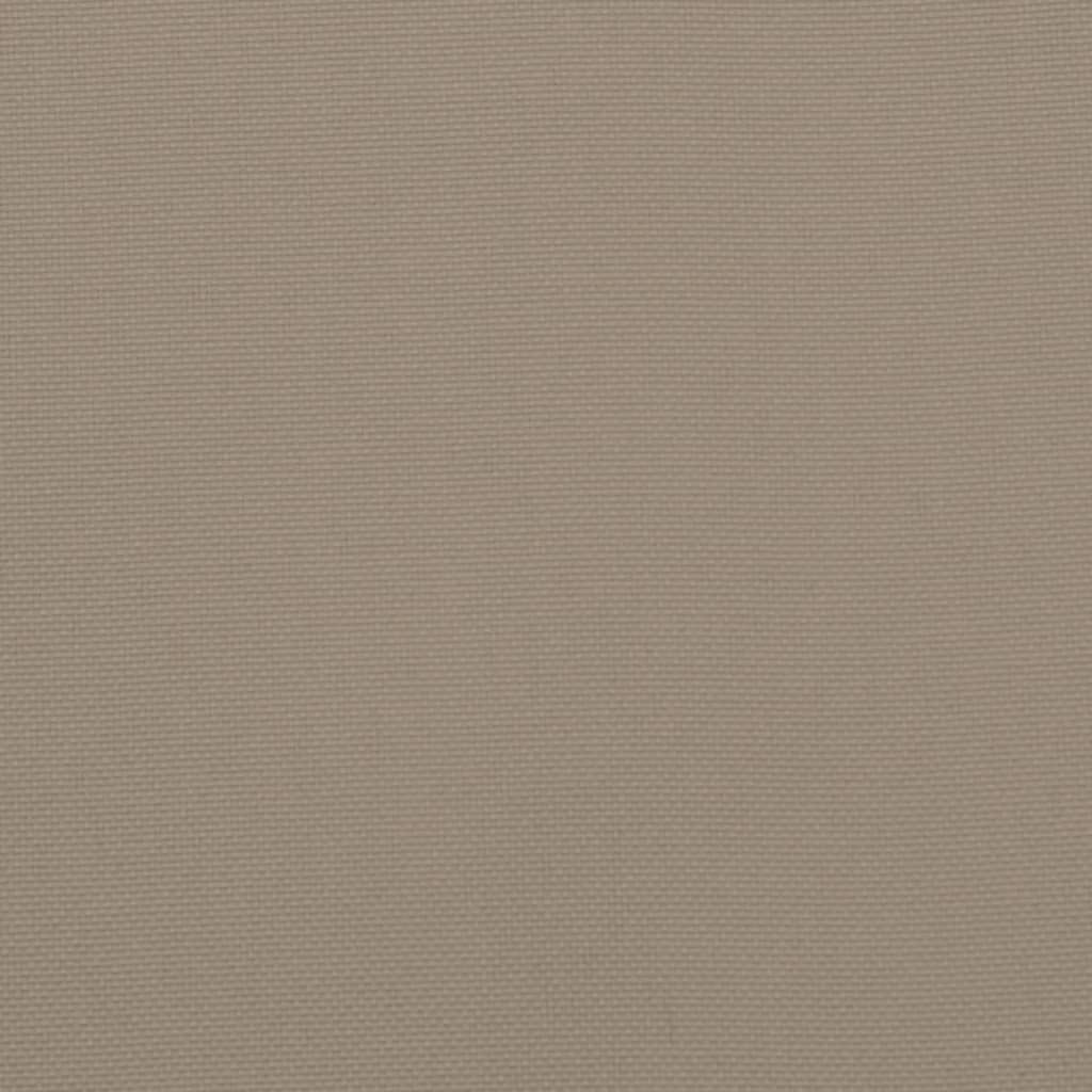 Gartenstuhlauflagen für Hochlehner 6Stk. Taupe 120x50x3cm Stoff