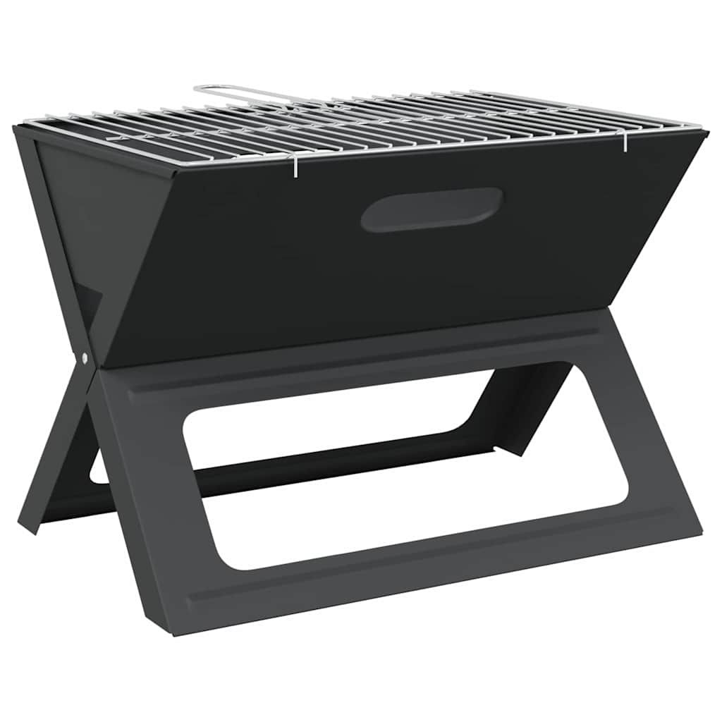 Outdoor Grill 46 x 31 x 31 cm Stahl Schwarz