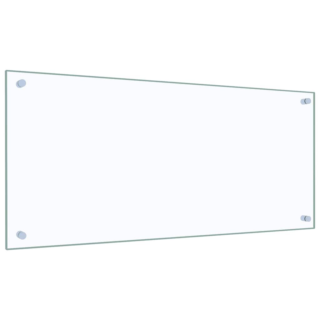 Küchenrückwand Transparent 90×40 cm Hartglas