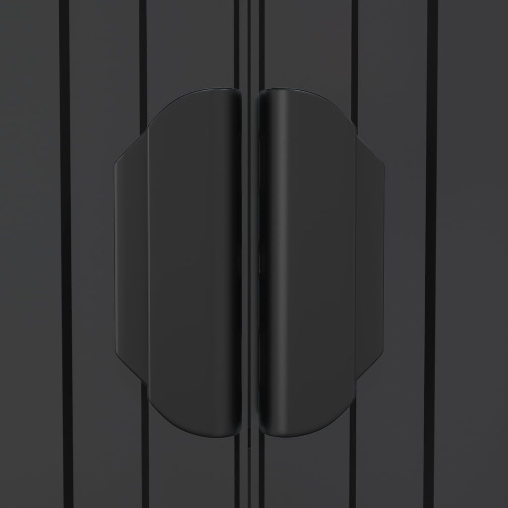 Geräteschuppen Anthrazit 192x191x223 cm Verzinkter Stahl
