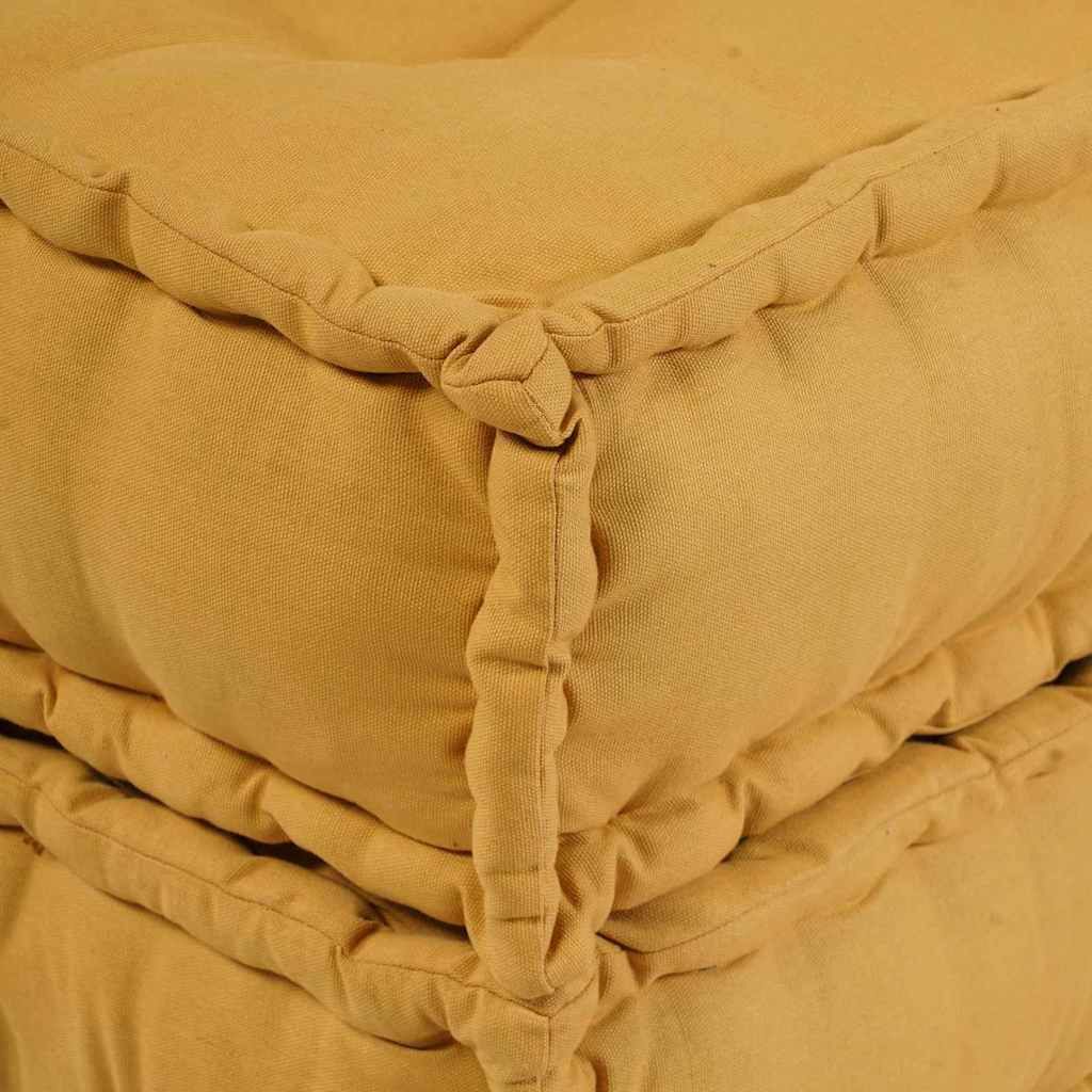 Modulare Sofagarnitur 4 pcs Gelb Stoff