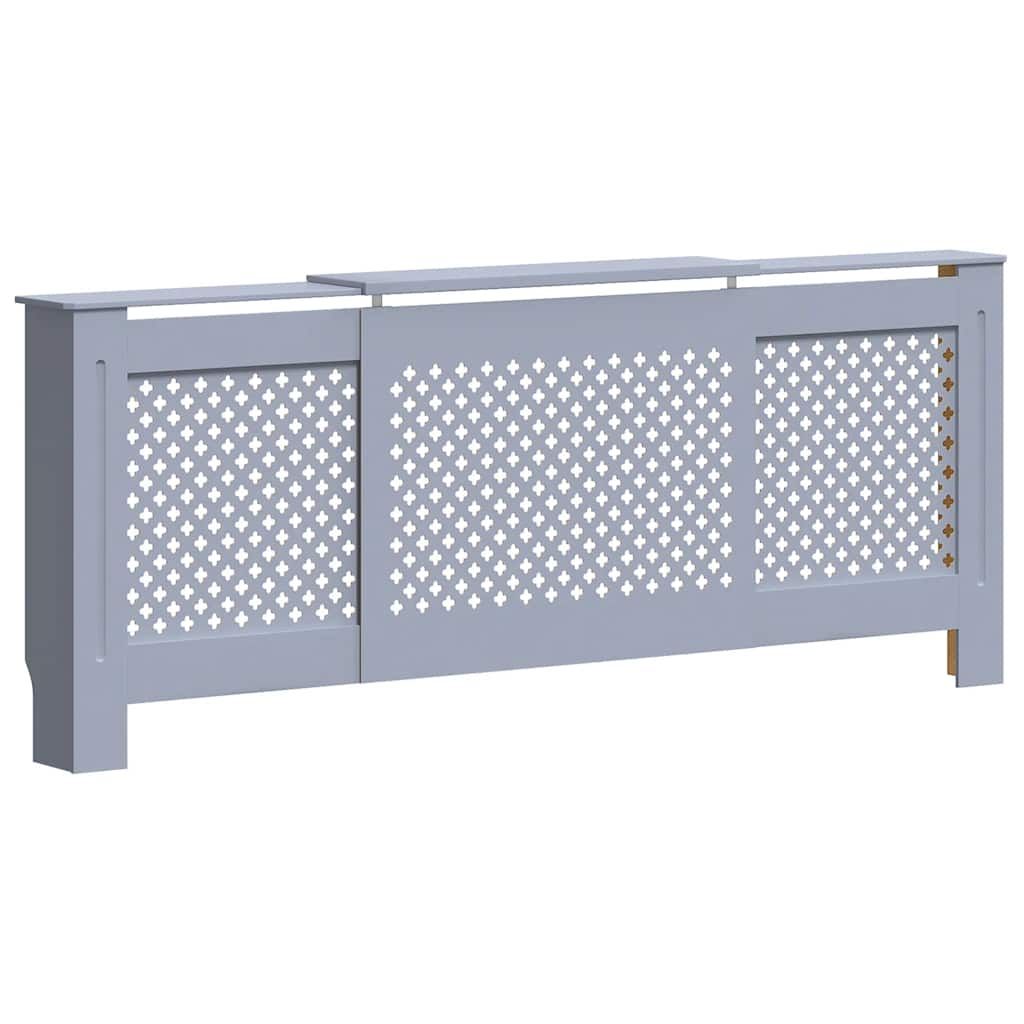MDF Heizkörperverkleidung Grau 205 cm