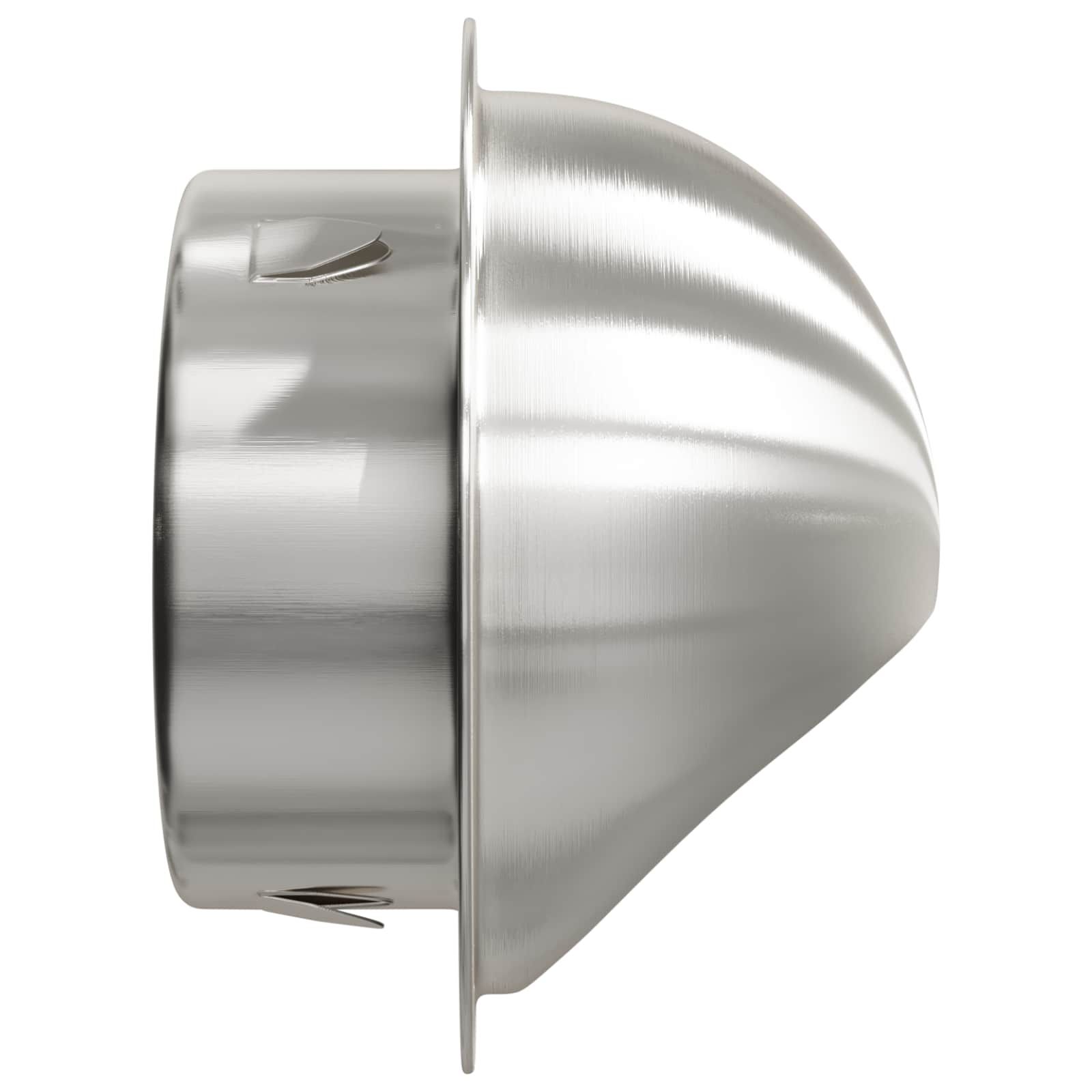 Lüftungsgitter 8 Stk. Silber 80 mm Edelstahl