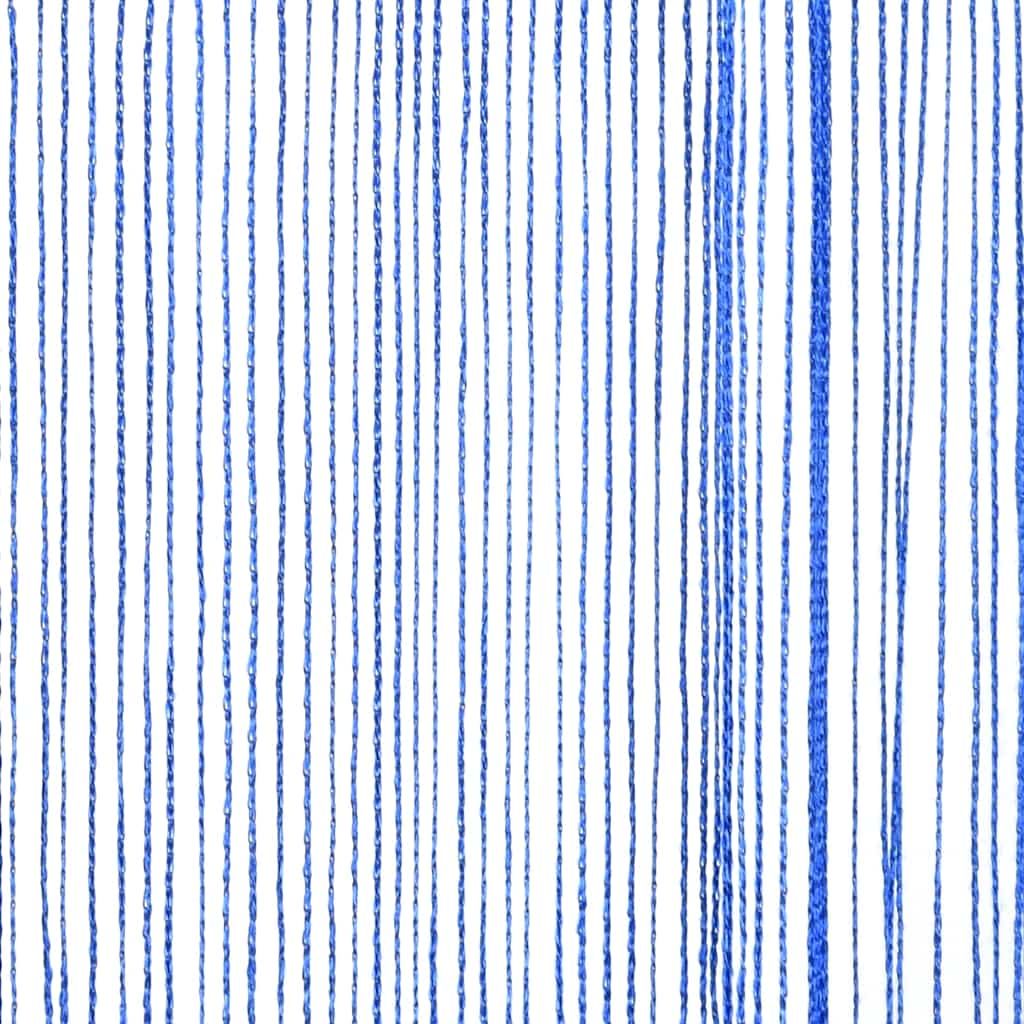 Fadenvorhänge 2 Stk. 100 x 250 cm Blau