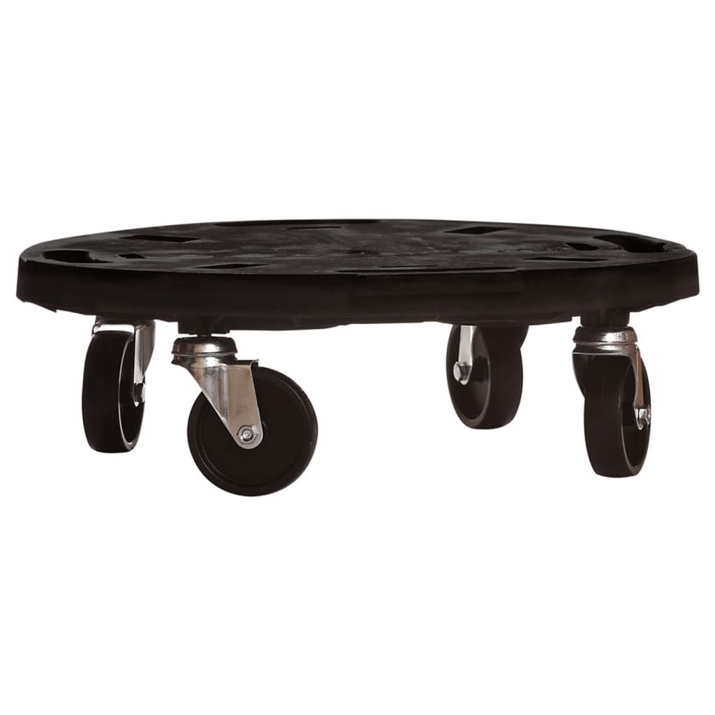Pflanzenroller 40 cm Durchmesser Schwarz 275 kg