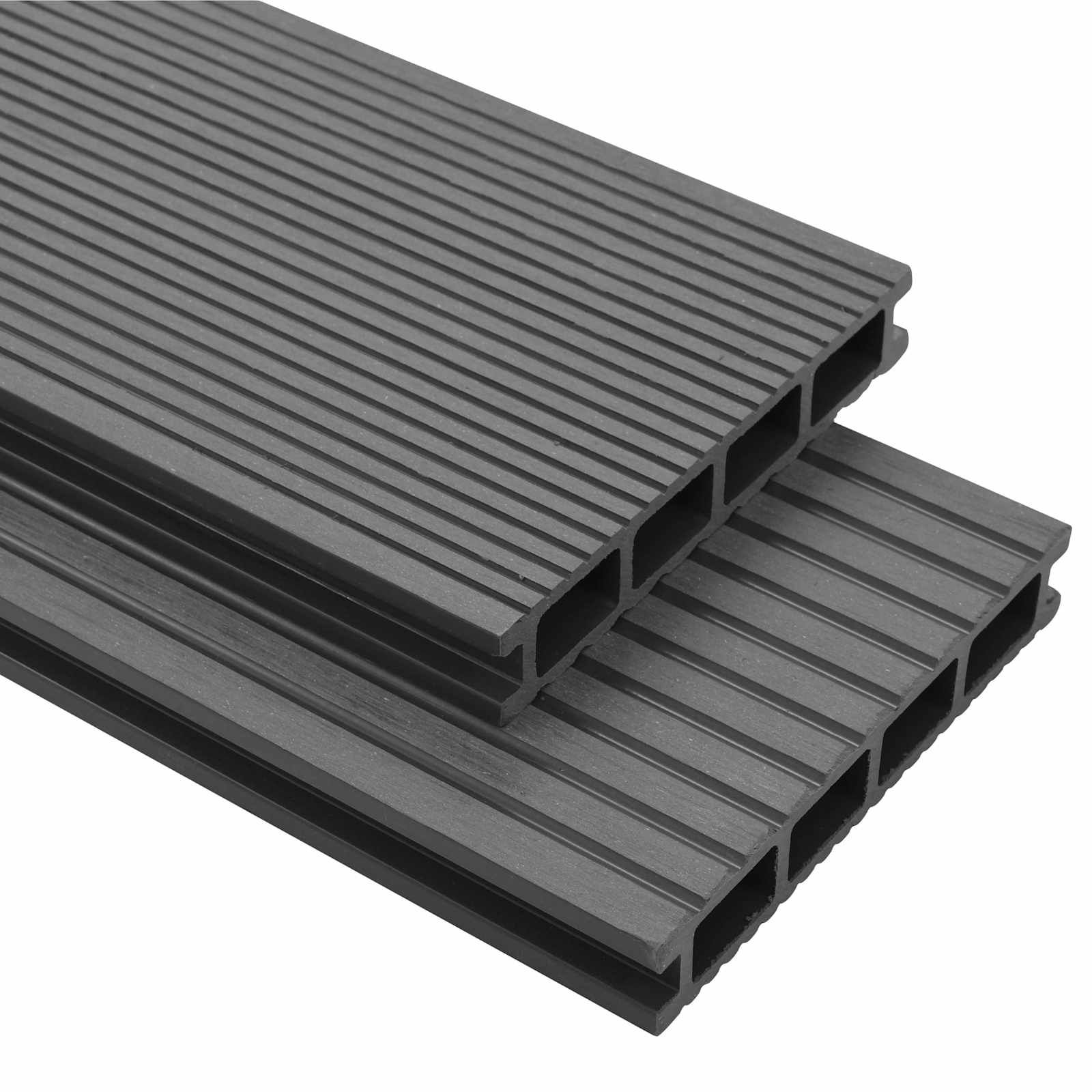 Terrassendiele 30 stk. Grau WPC