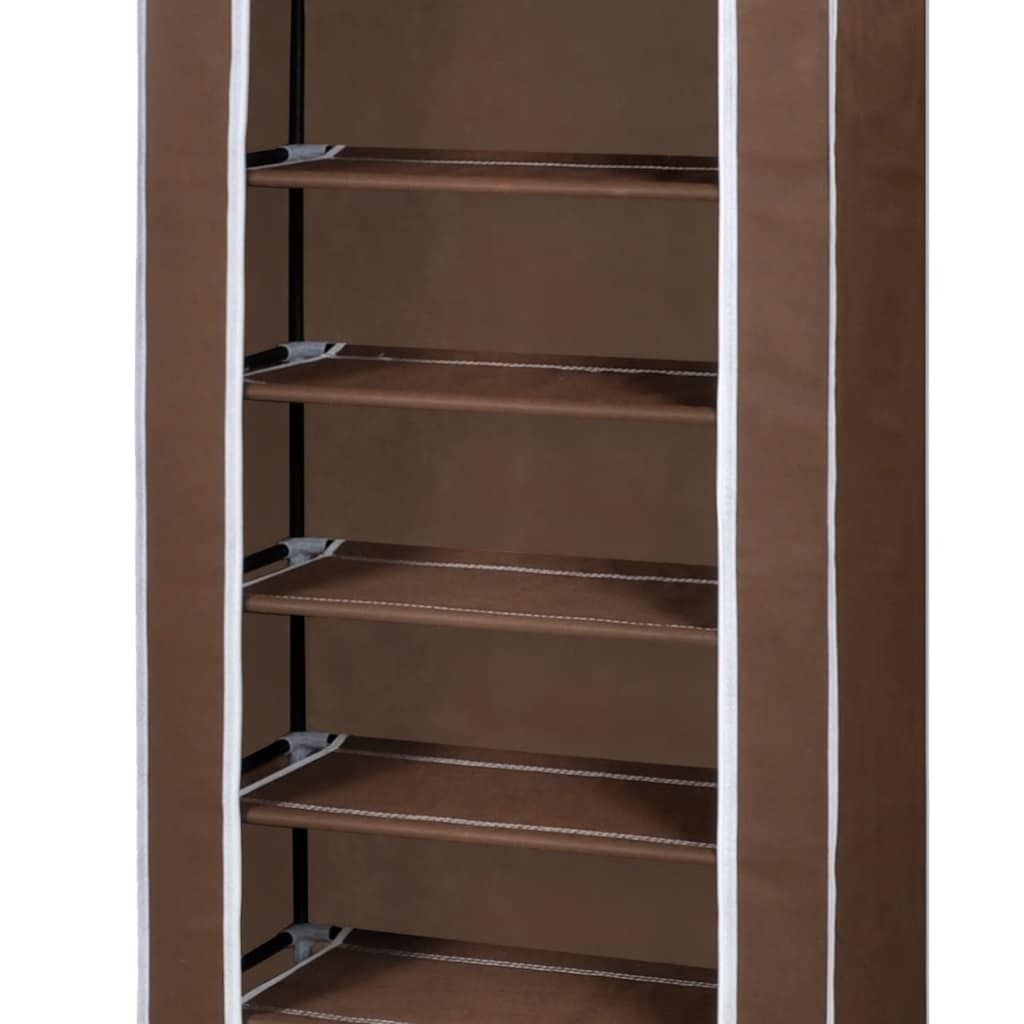 Schuhschrank Schuhregal 8 Schicht 57 x29 x162 cm Braun