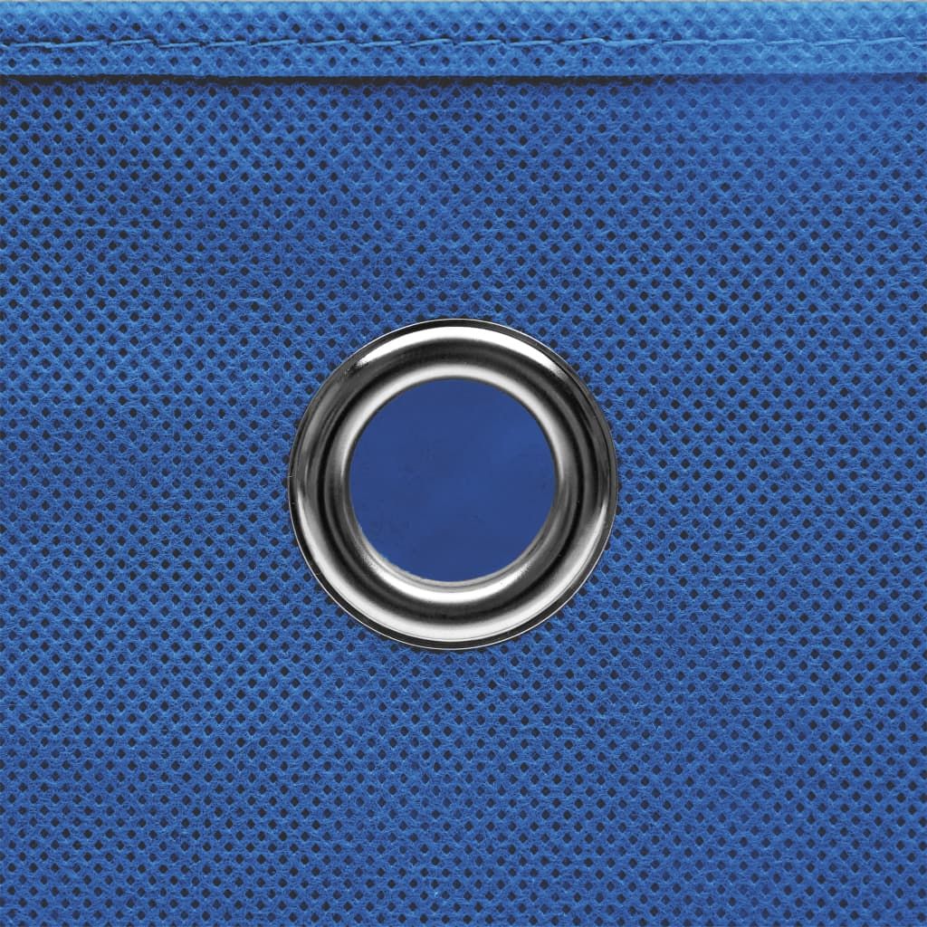 Aufbewahrungsboxen 10 Stk. Blau 32x32x32 cm Stoff