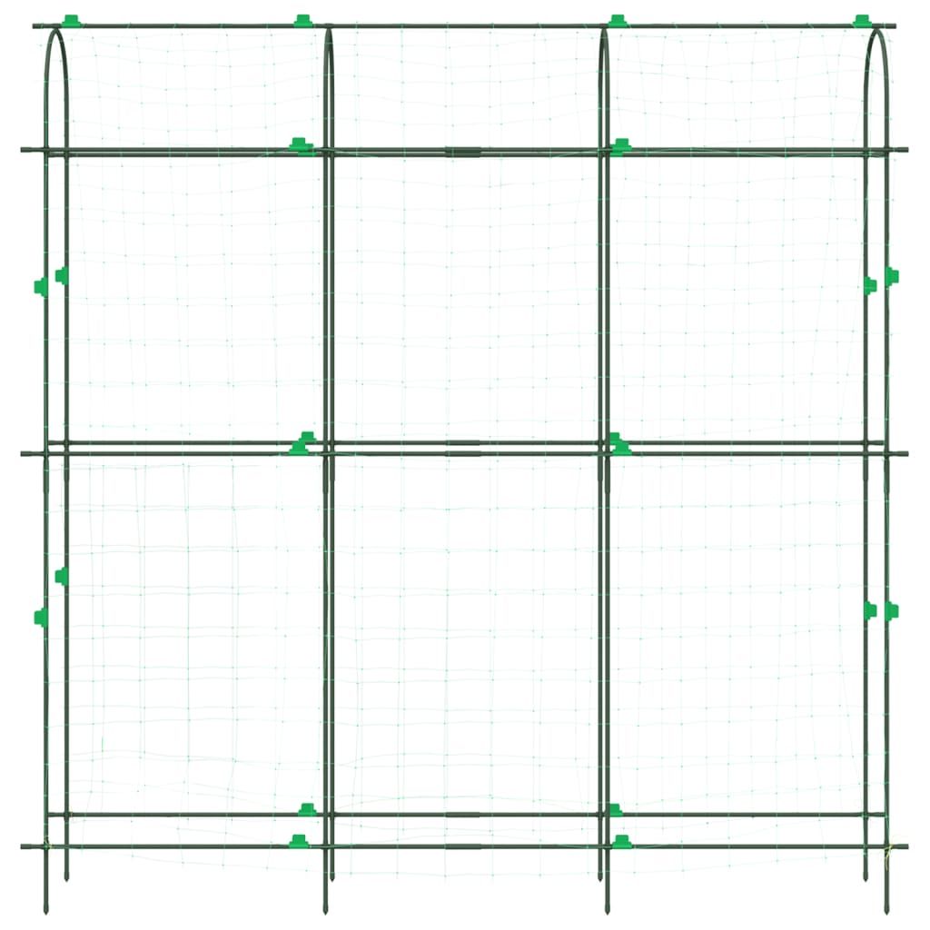 Pflanzennetz U-Rahmen 181x31x182,5 cm Stahl