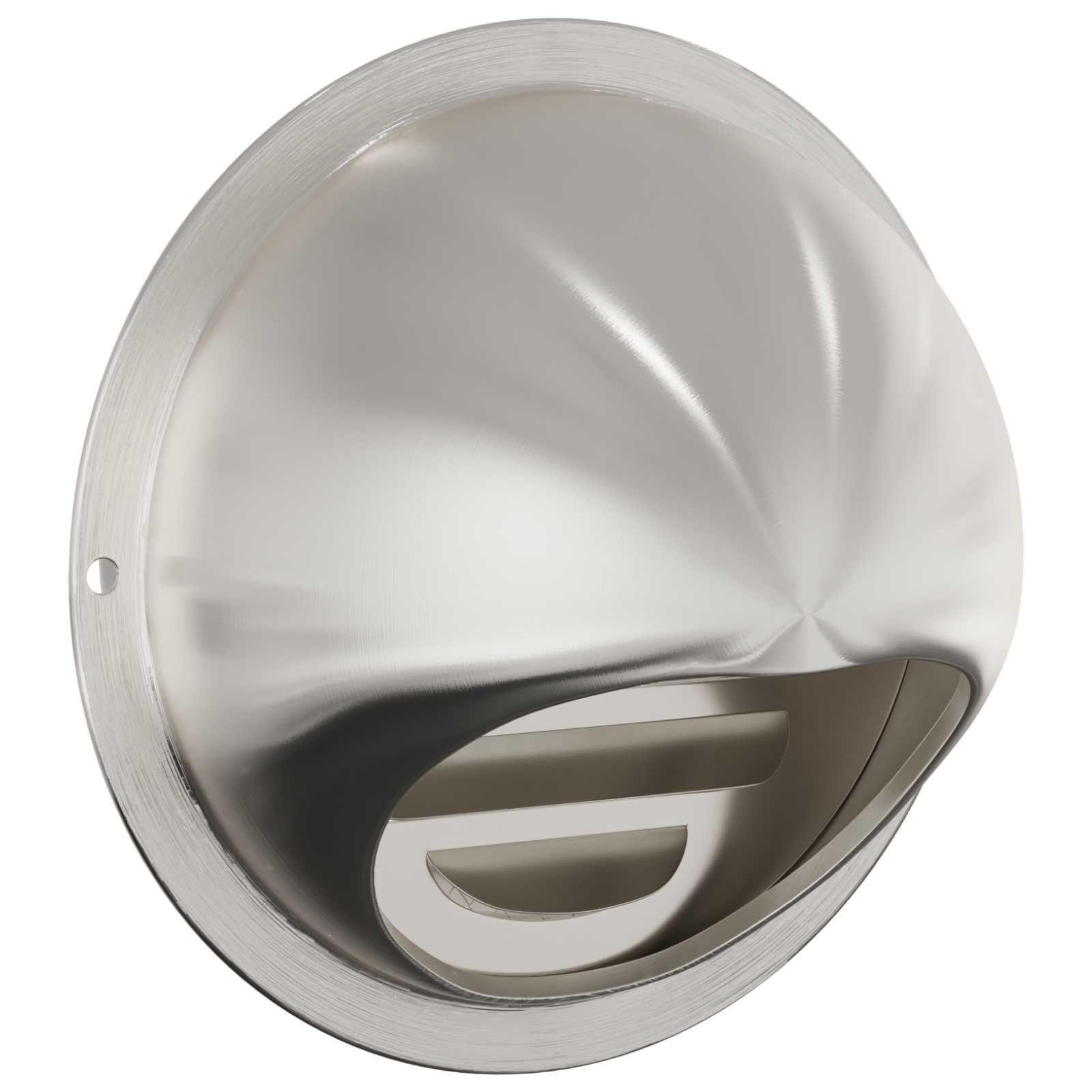 Lüftungsgitter 8 Stk. Silber 80 mm Edelstahl