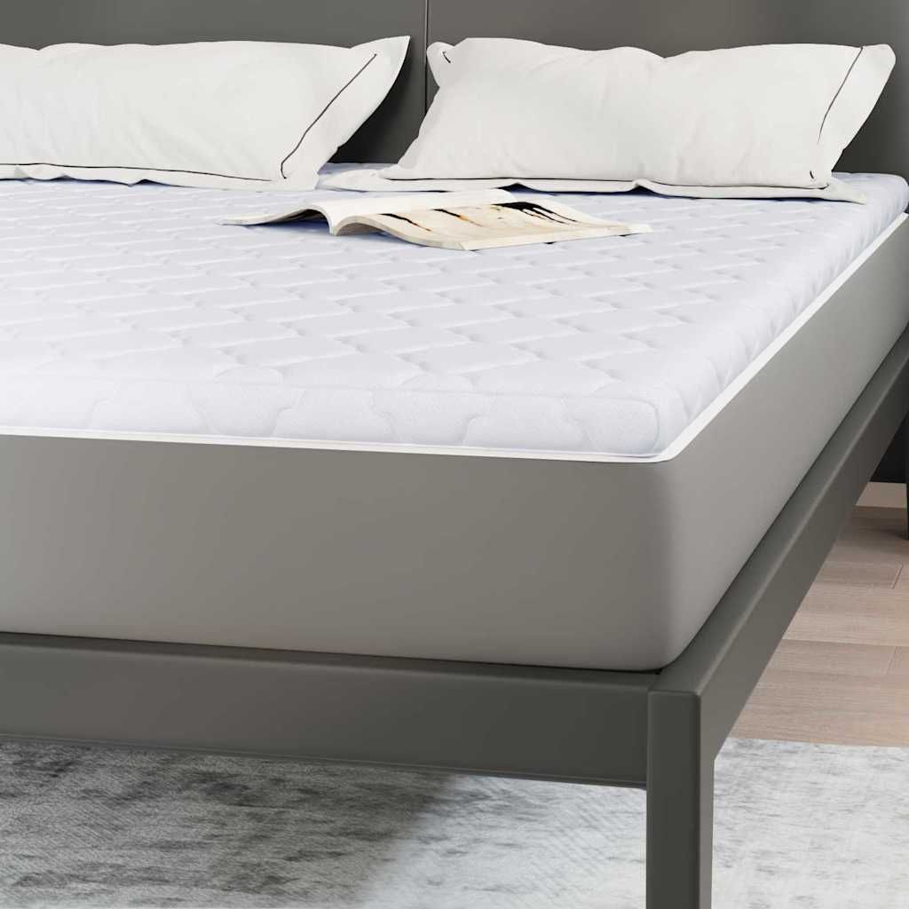 Kokosnuss Topper Weiß 160 x 200 cm Jacquard-Stoff