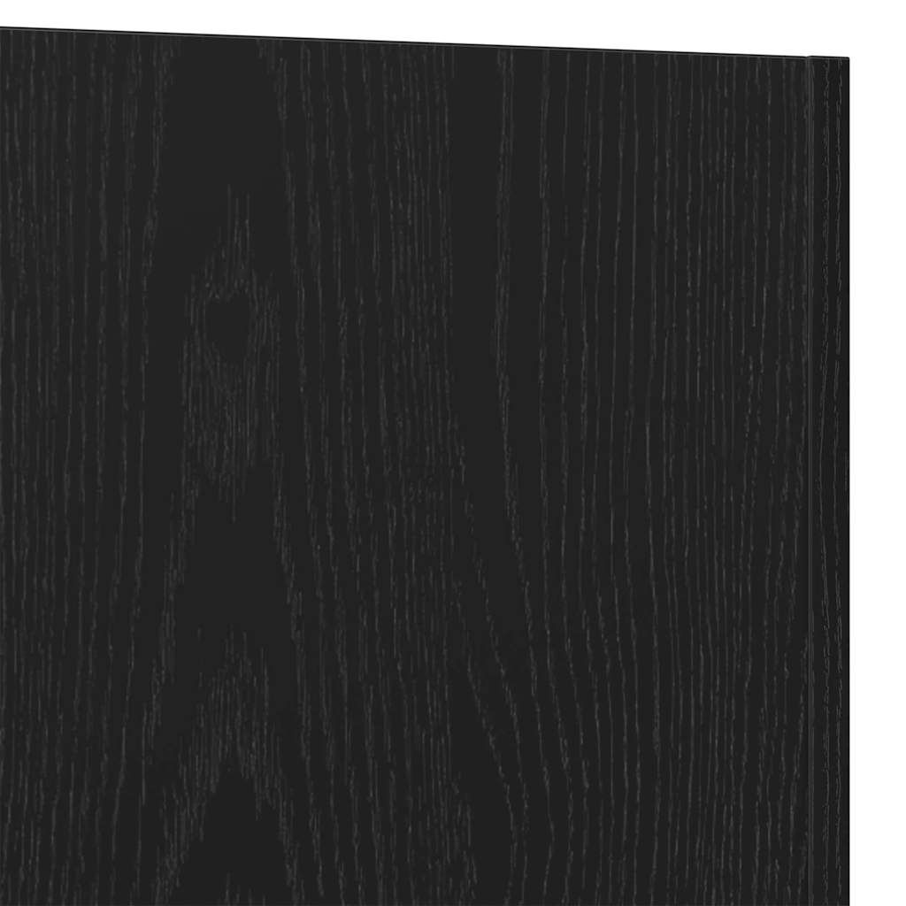 Blumentopfschachtel Schwarz Eichen-Optik 40 x 40 x 40 cm