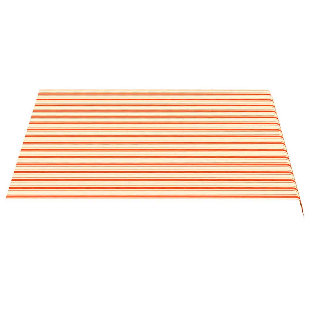 Ersatzstoff für Markise Gelb und Orange 300x250 cm Polyester