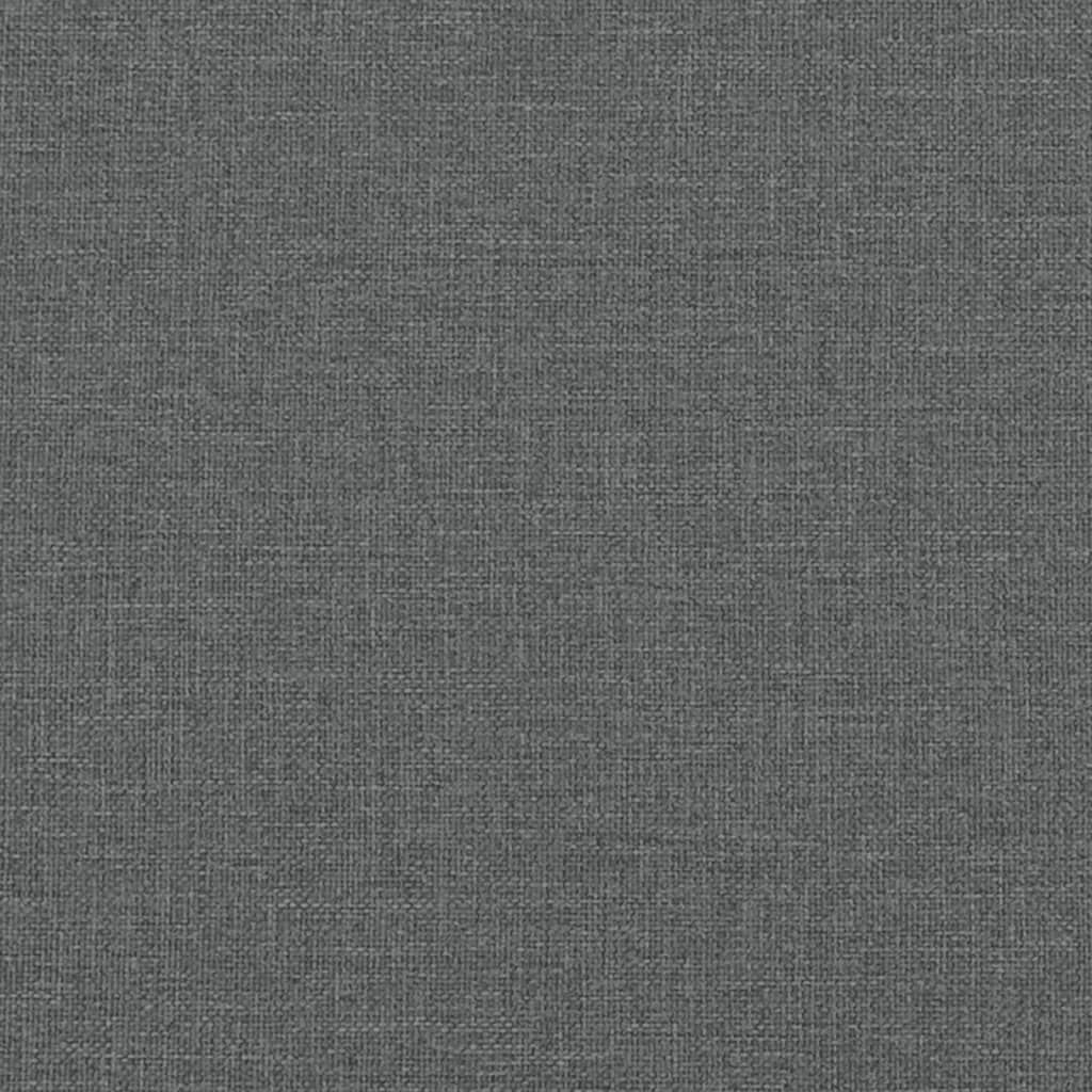 Zierkissen 2 Stk. Dunkelgrau Ø15x50 cm Stoff