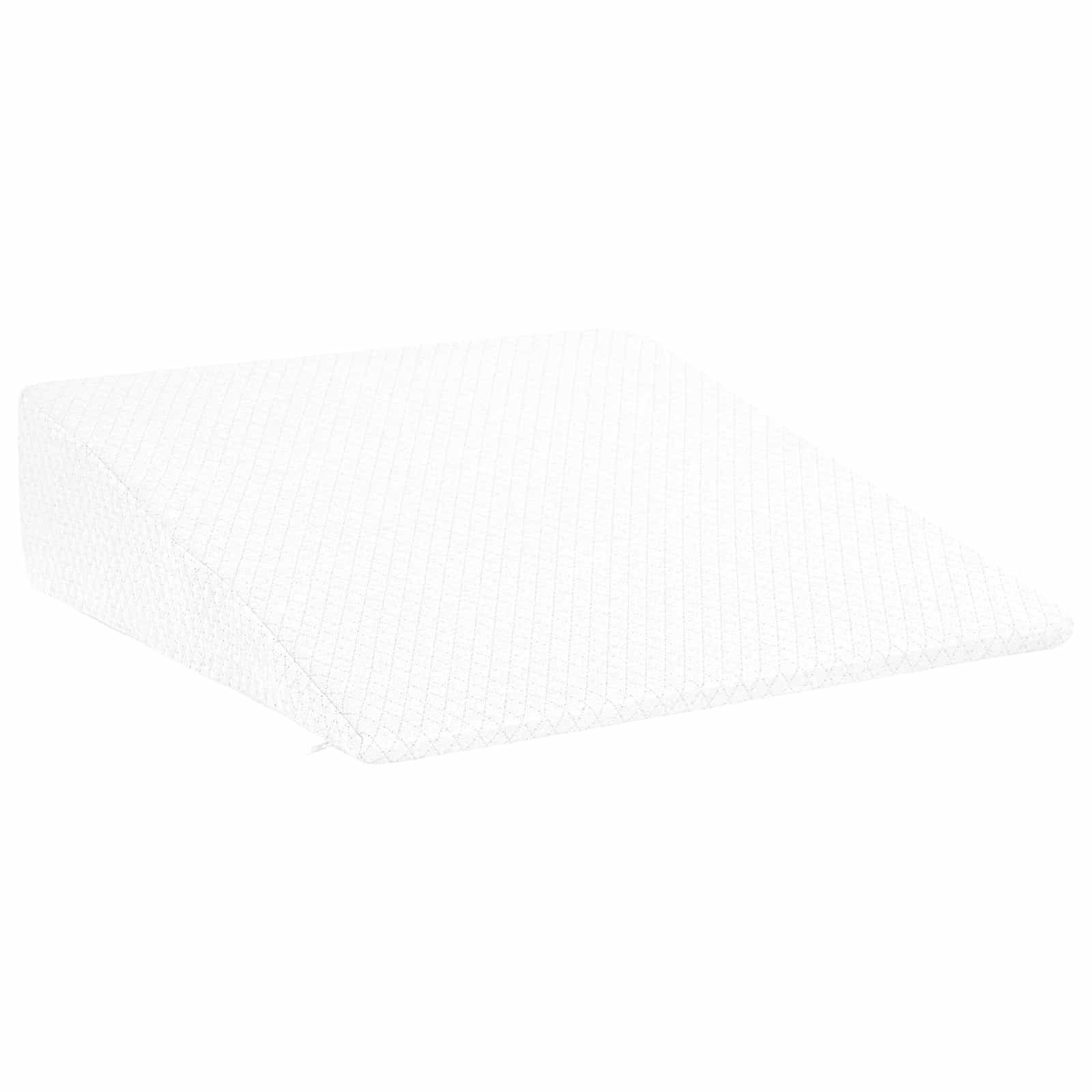 Keil Kopfkissen Uni Weiß 69 x 64 x 19 cm Viscoschaum