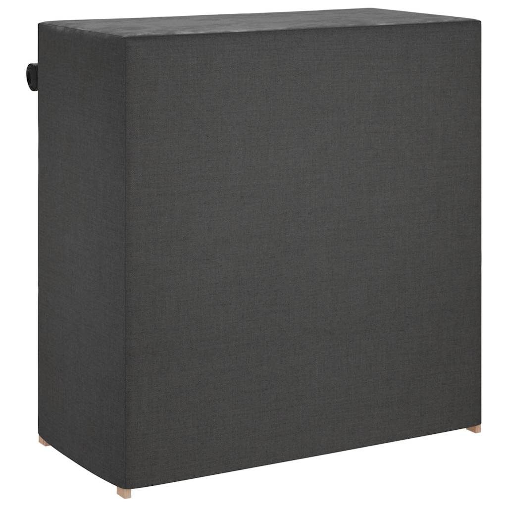Schuhschrank mit Abdeckung Grau 79 x 40 x 80 cm Stoff