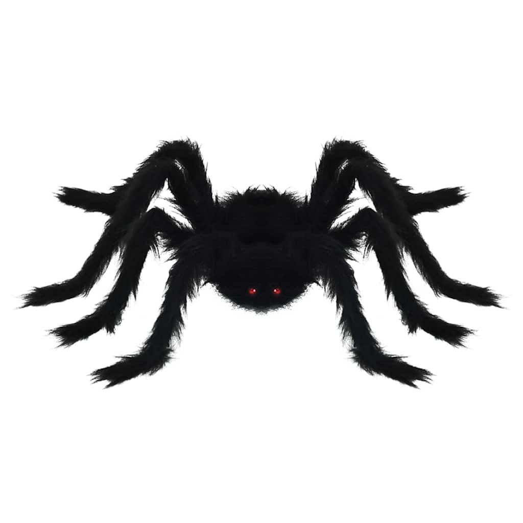 Halloween Spinnen Dekoration 6 pcs Schwarz 75 cm