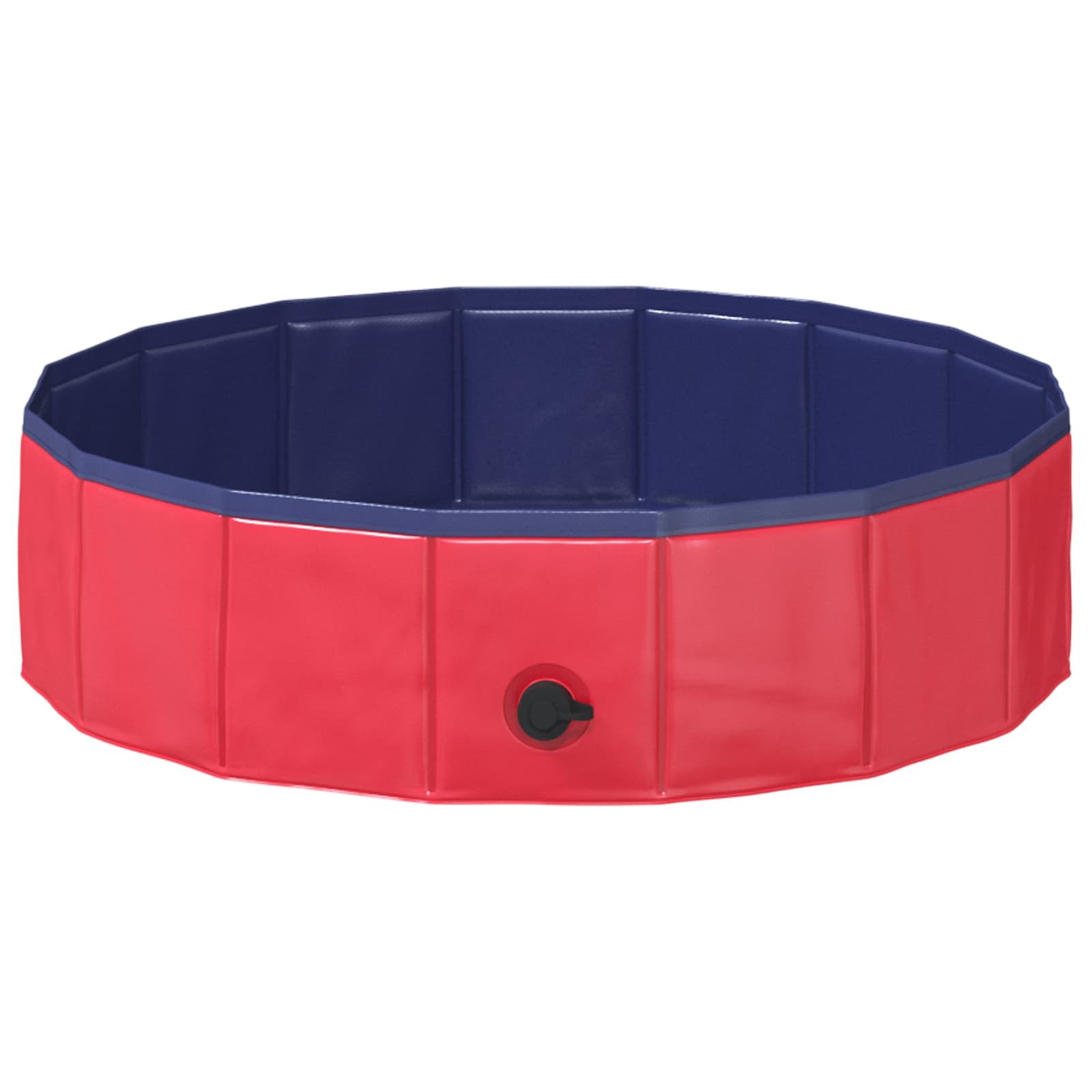 Kinder Schwimmbecken Rot Ø 80 x 20 cm