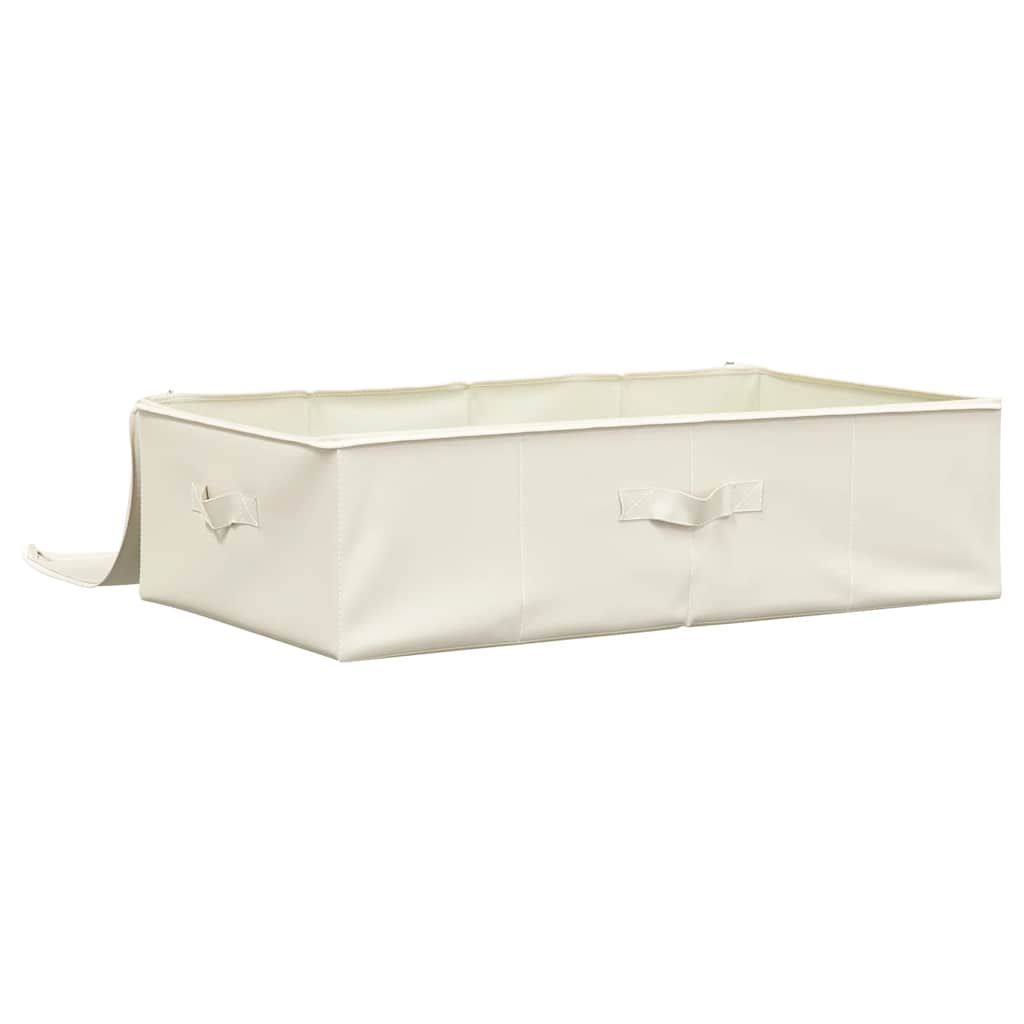 Aufbewahrungsbox Stoff 70x40x18 cm Creme