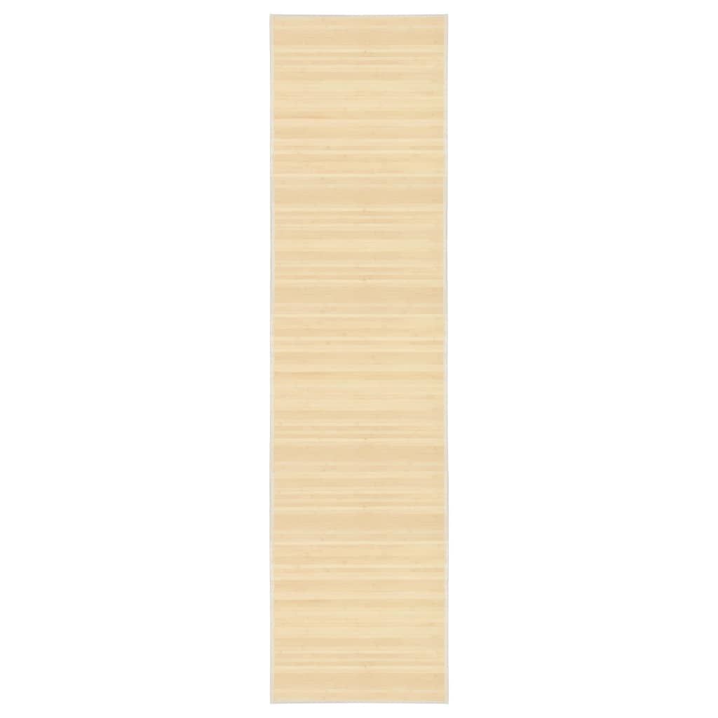 Teppich Bambus 80x300 cm Natur